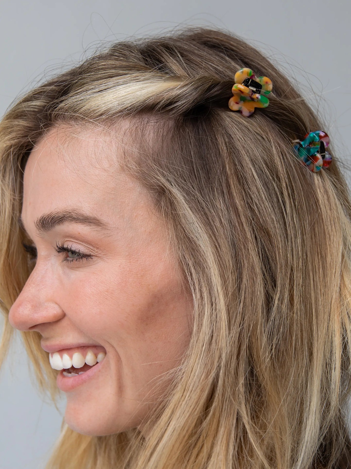 Mini Butterfly Hair Clips, Set of 4