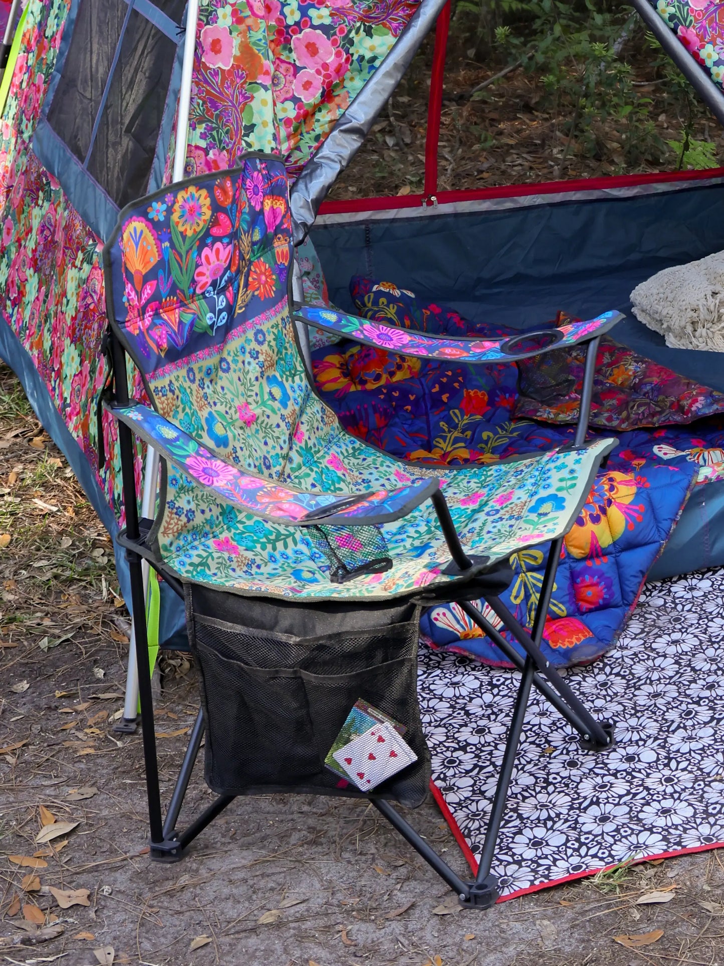 Happy Camp Chair - Folk Flower Bay