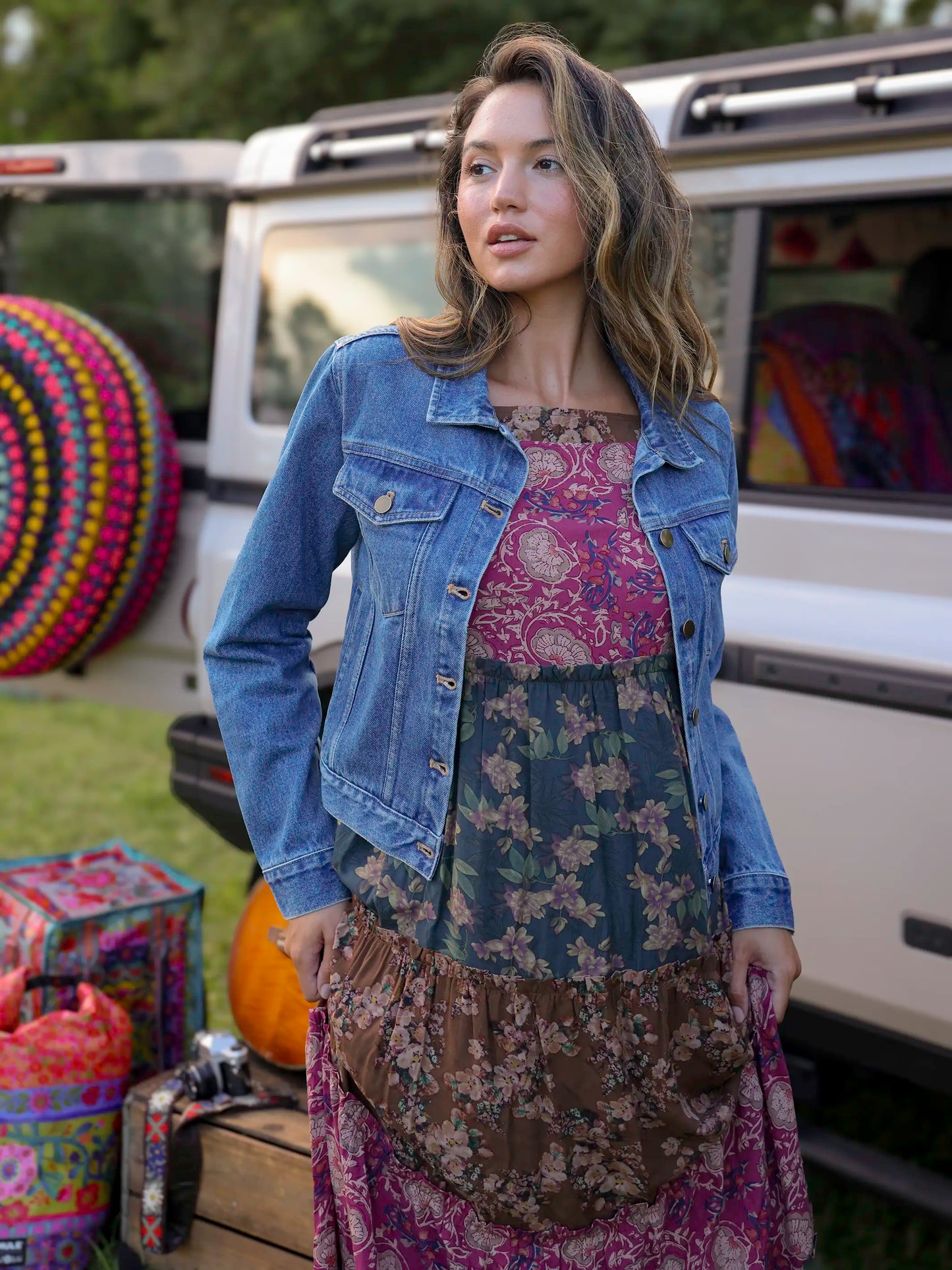 Berkley Maxi Dress - Mauve India Vines