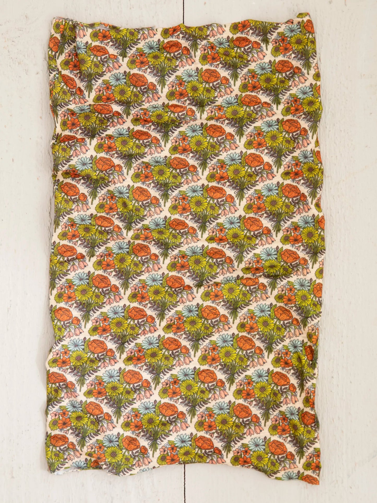 Full Boho Bandeau® Headband - Retro Daisies Cream