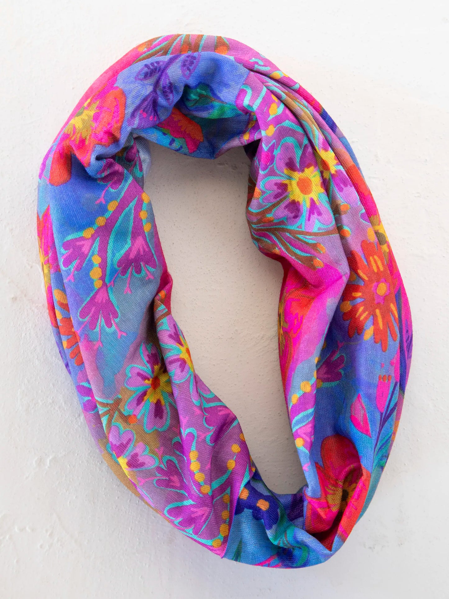 Full Boho Bandeau® Headband - Neon Floral