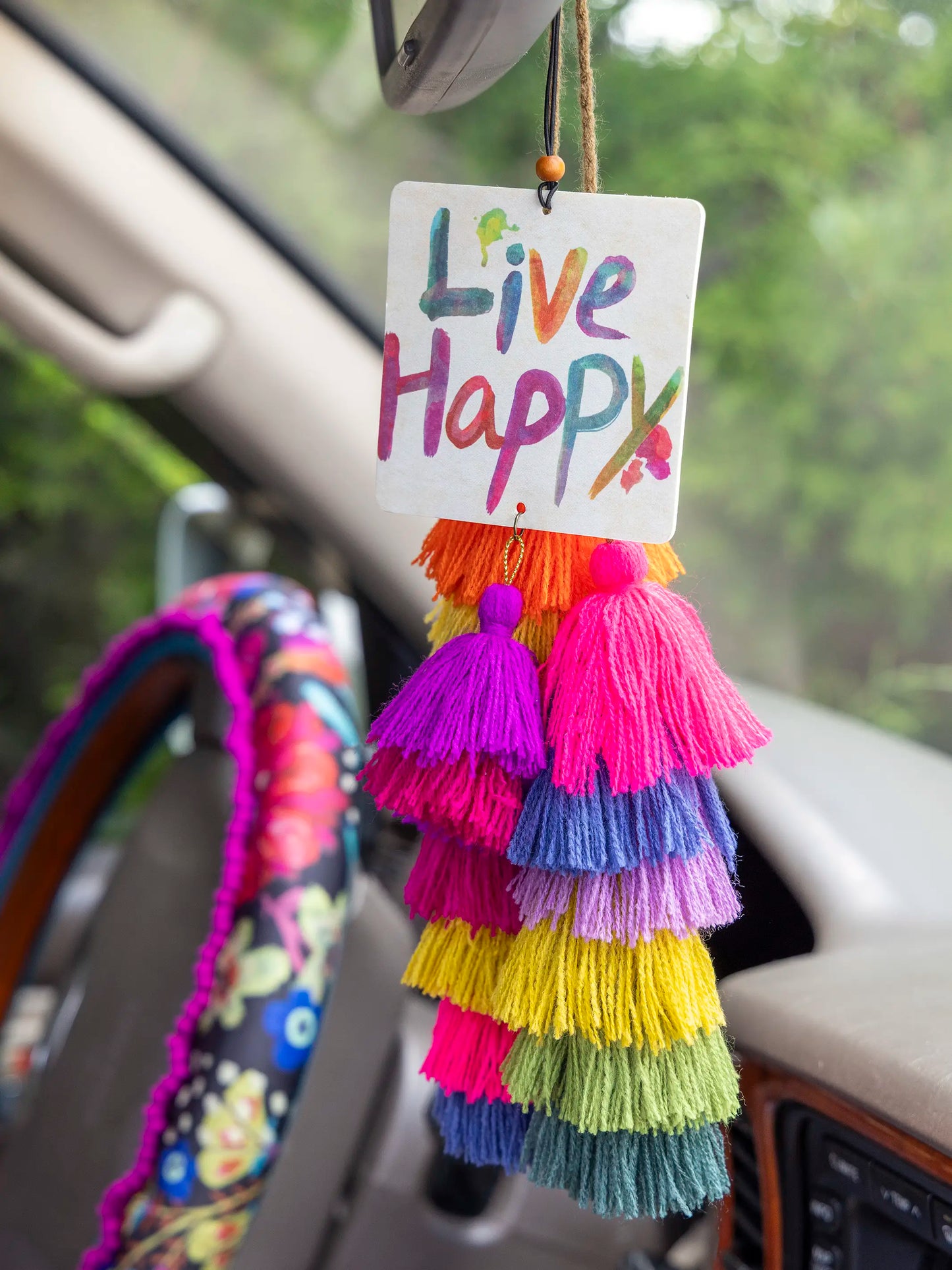 Tassel Tie-On - Multicolored