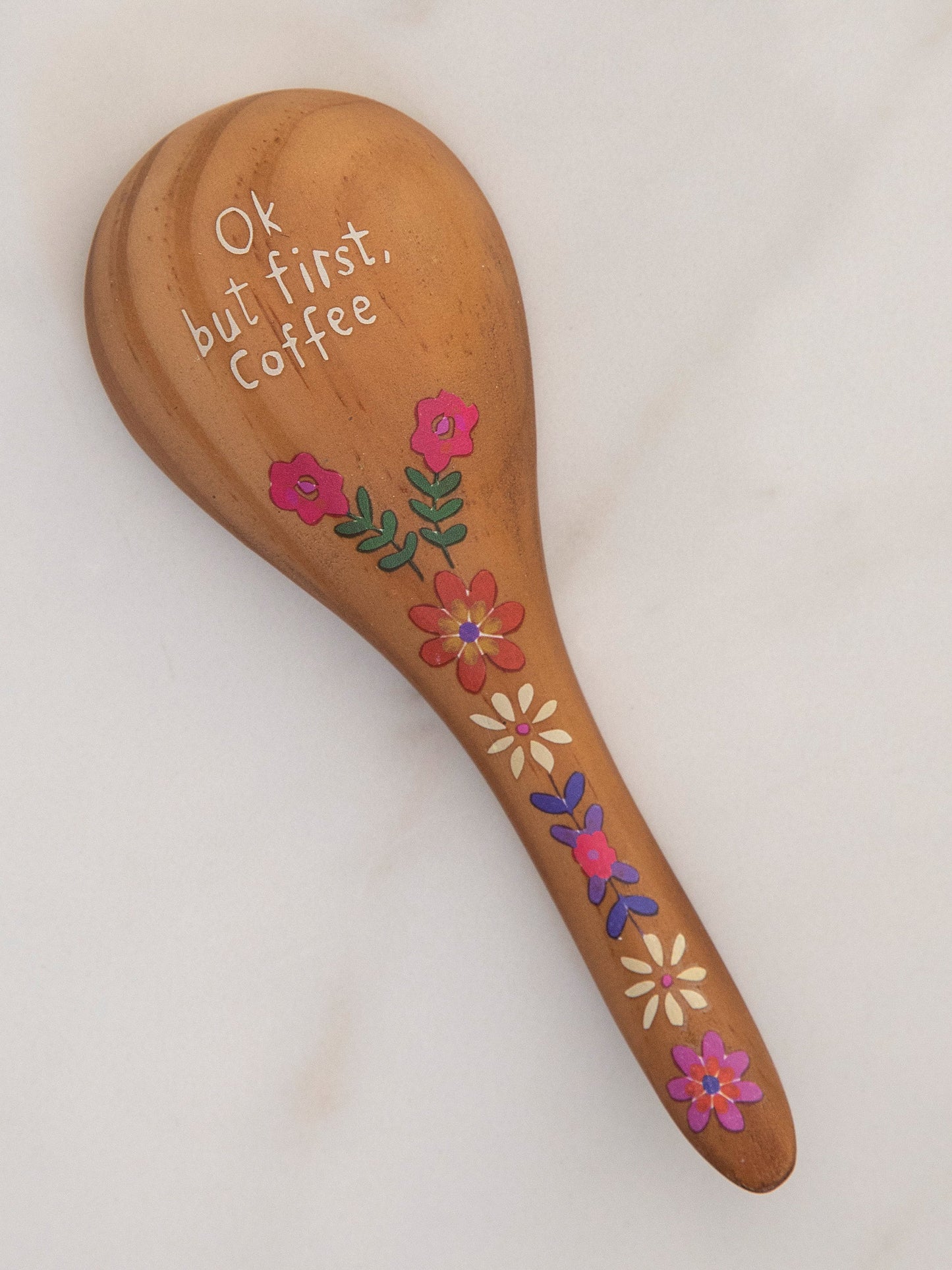 Wooden Coffee Scoop - But First Coffee