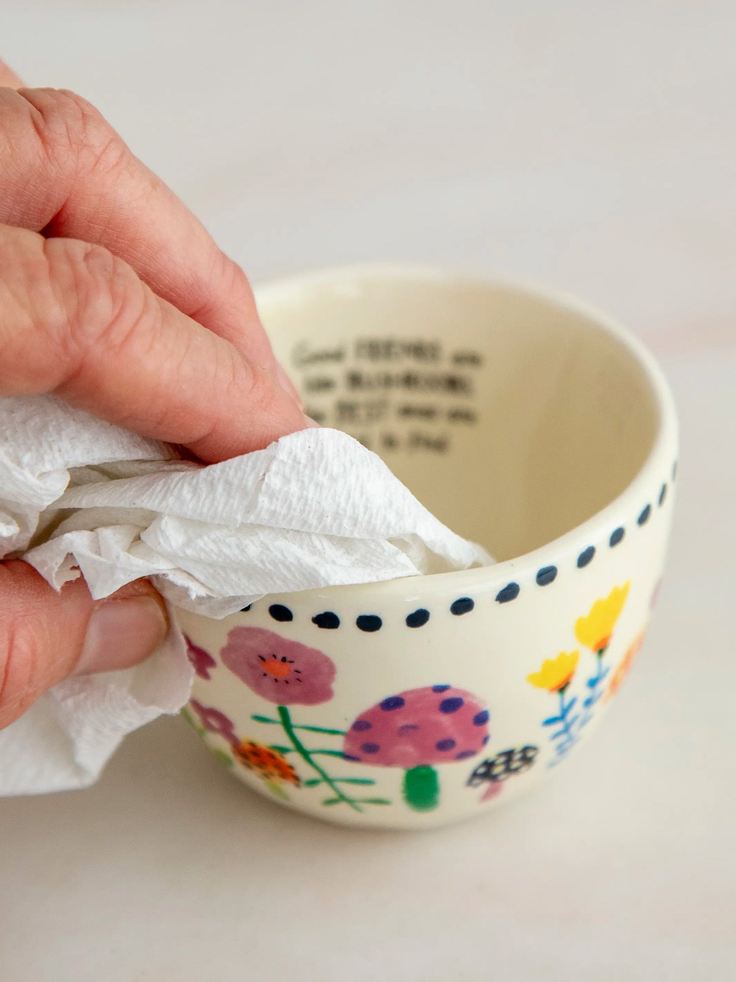 Secret Message Candle - Friends Are Like Mushrooms