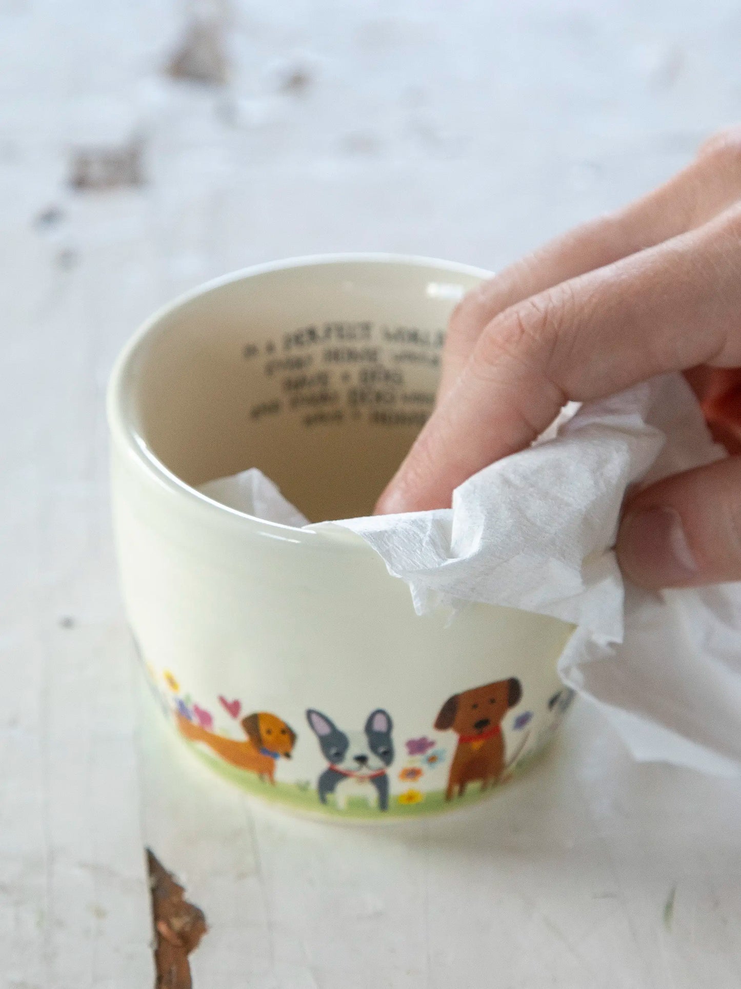 Secret Message Candle - Every Dog Has A Home