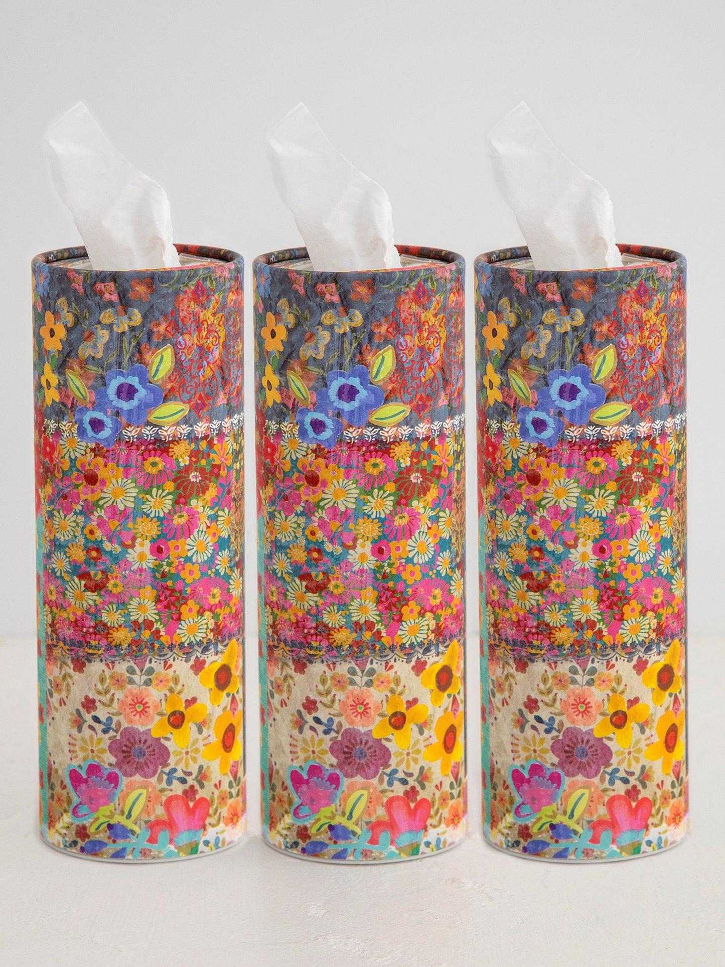 Car Tissues, Set of 3 - Patchwork