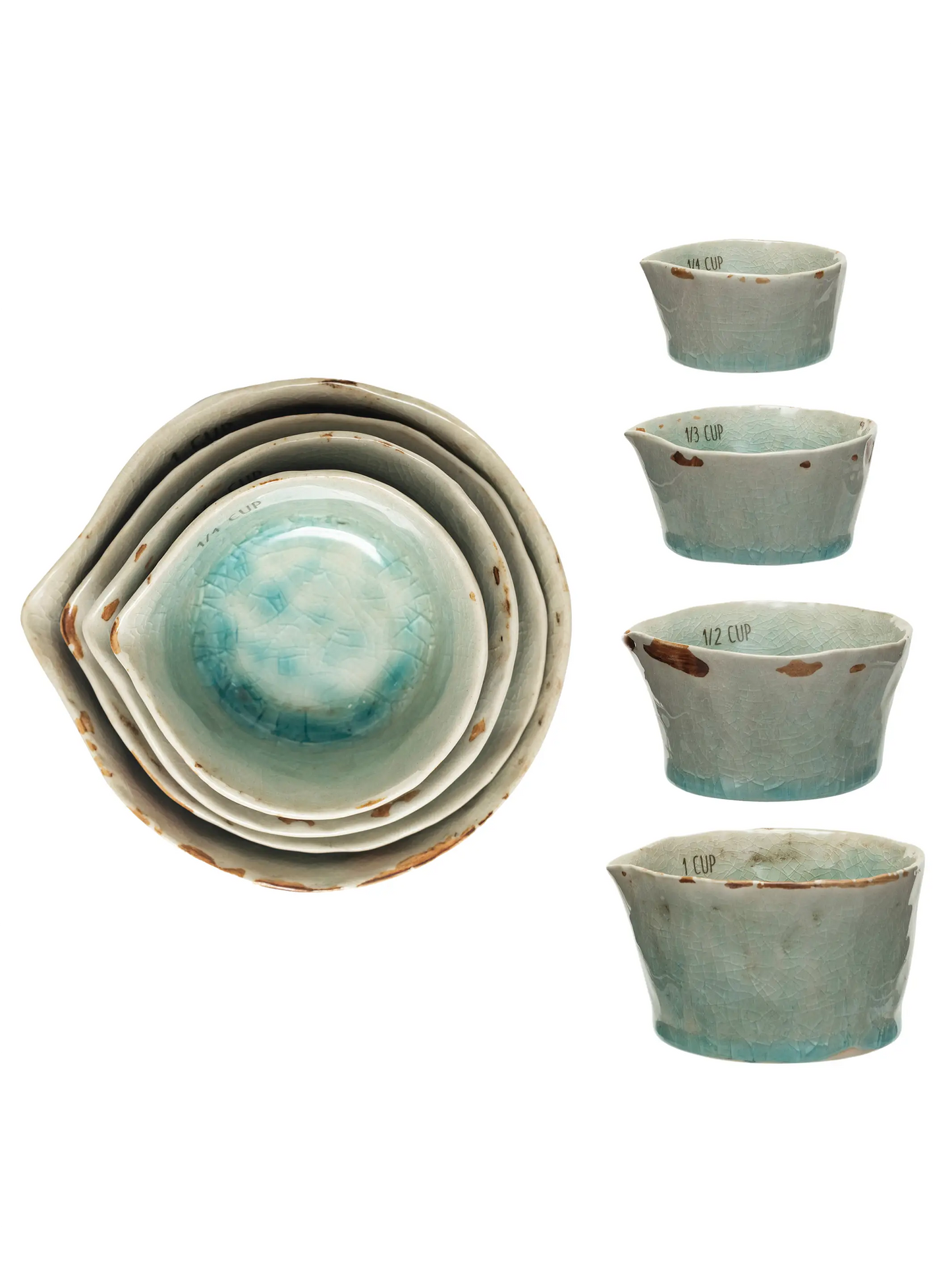 Stoneware Nesting Measuring Cups
