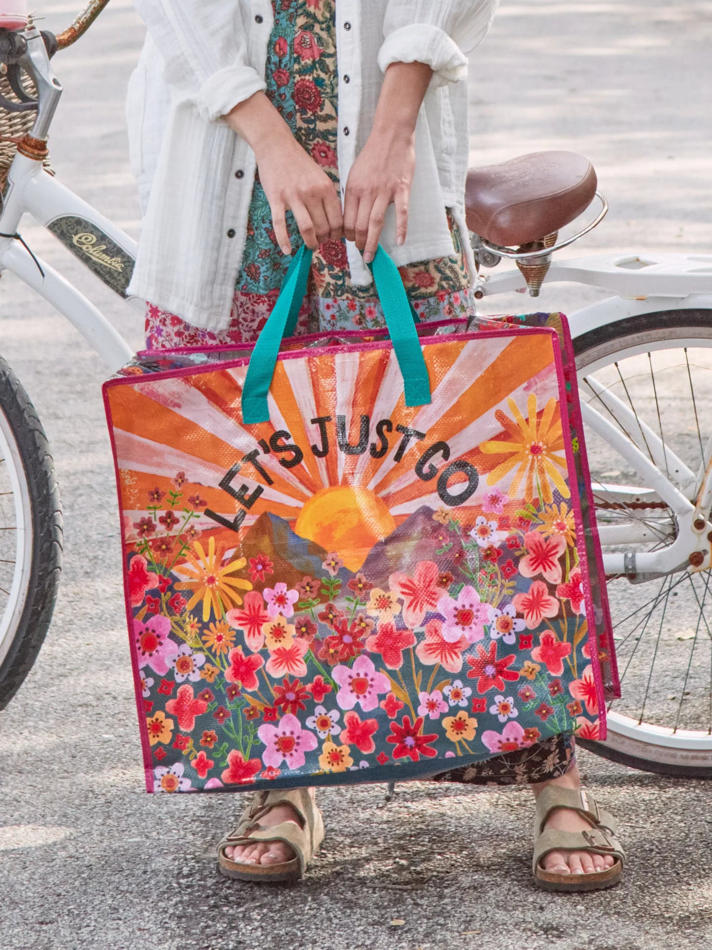 Pack-It-All Zippered Tote - Let's Just Go