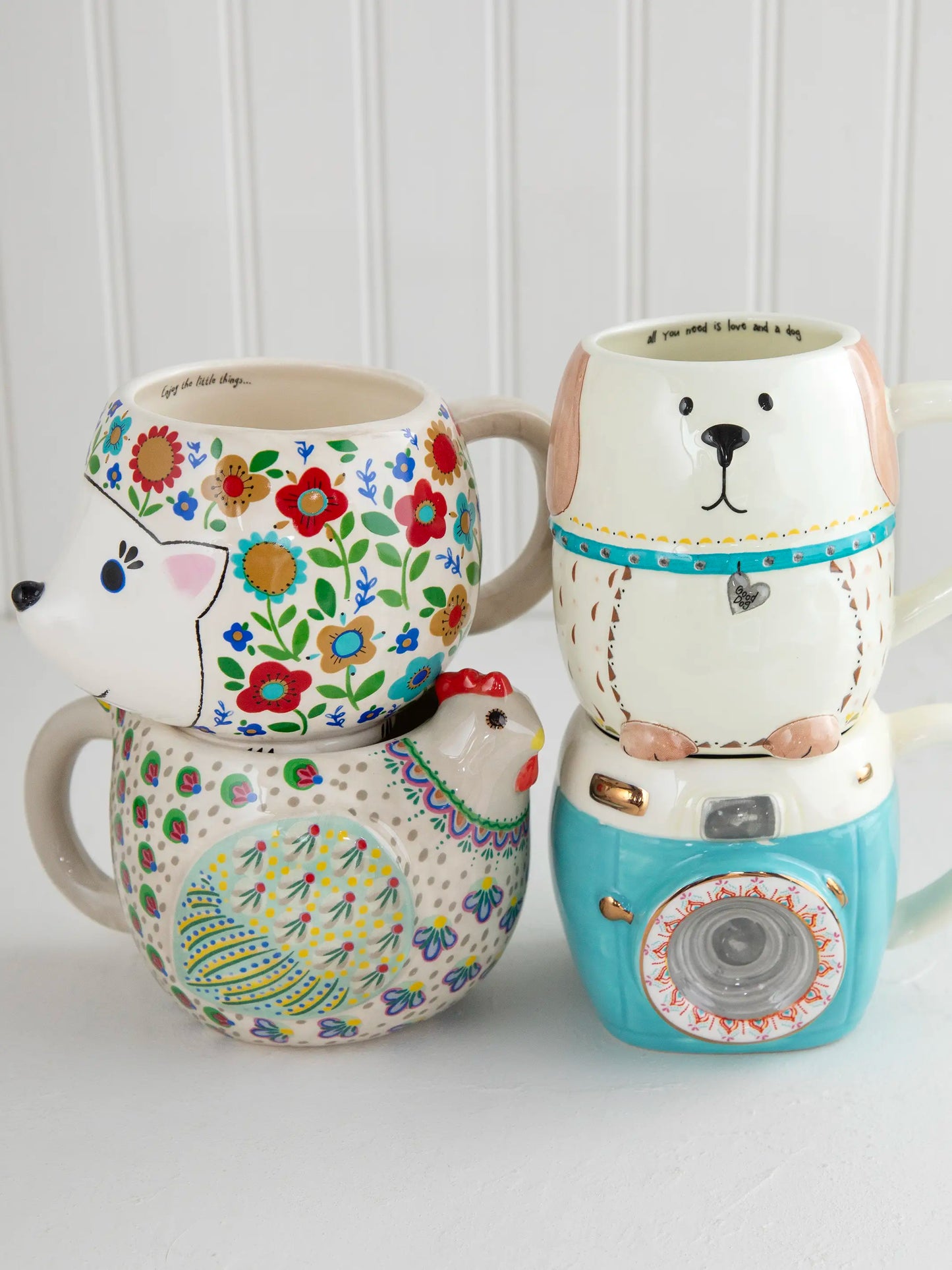 Folk Art Coffee Mug - Imogene The Camera