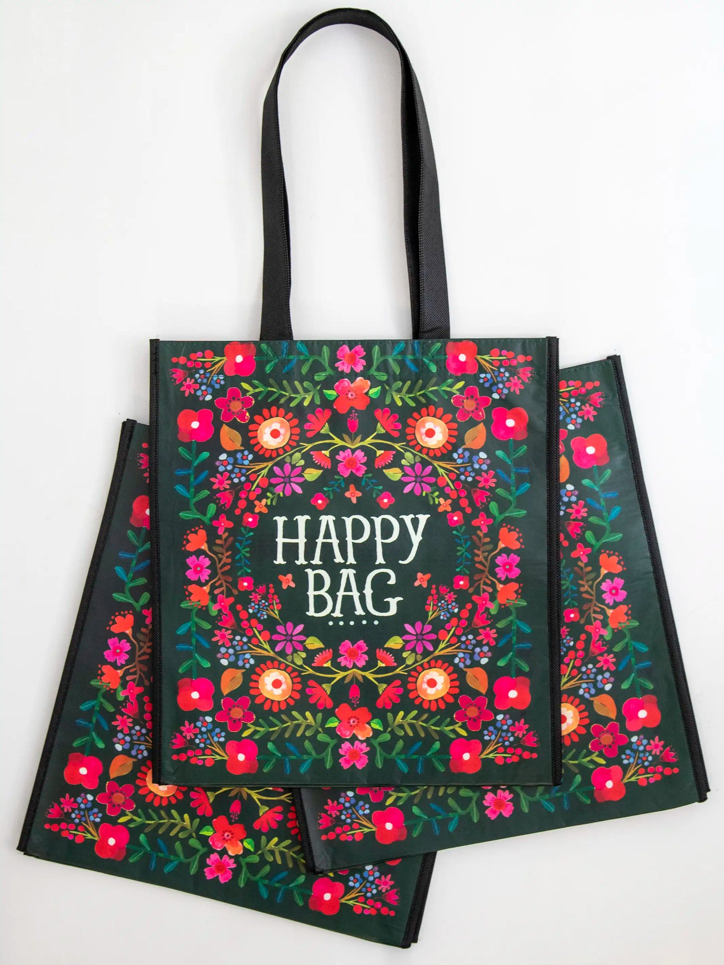 XL Happy Bag, Set of 3 - Red Floral