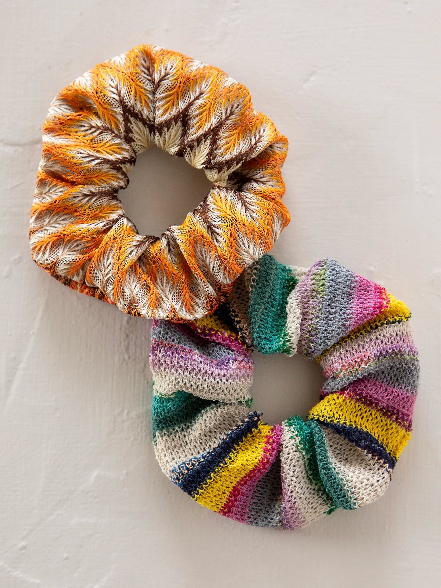 Crochet Scrunchie - Burnt Orange