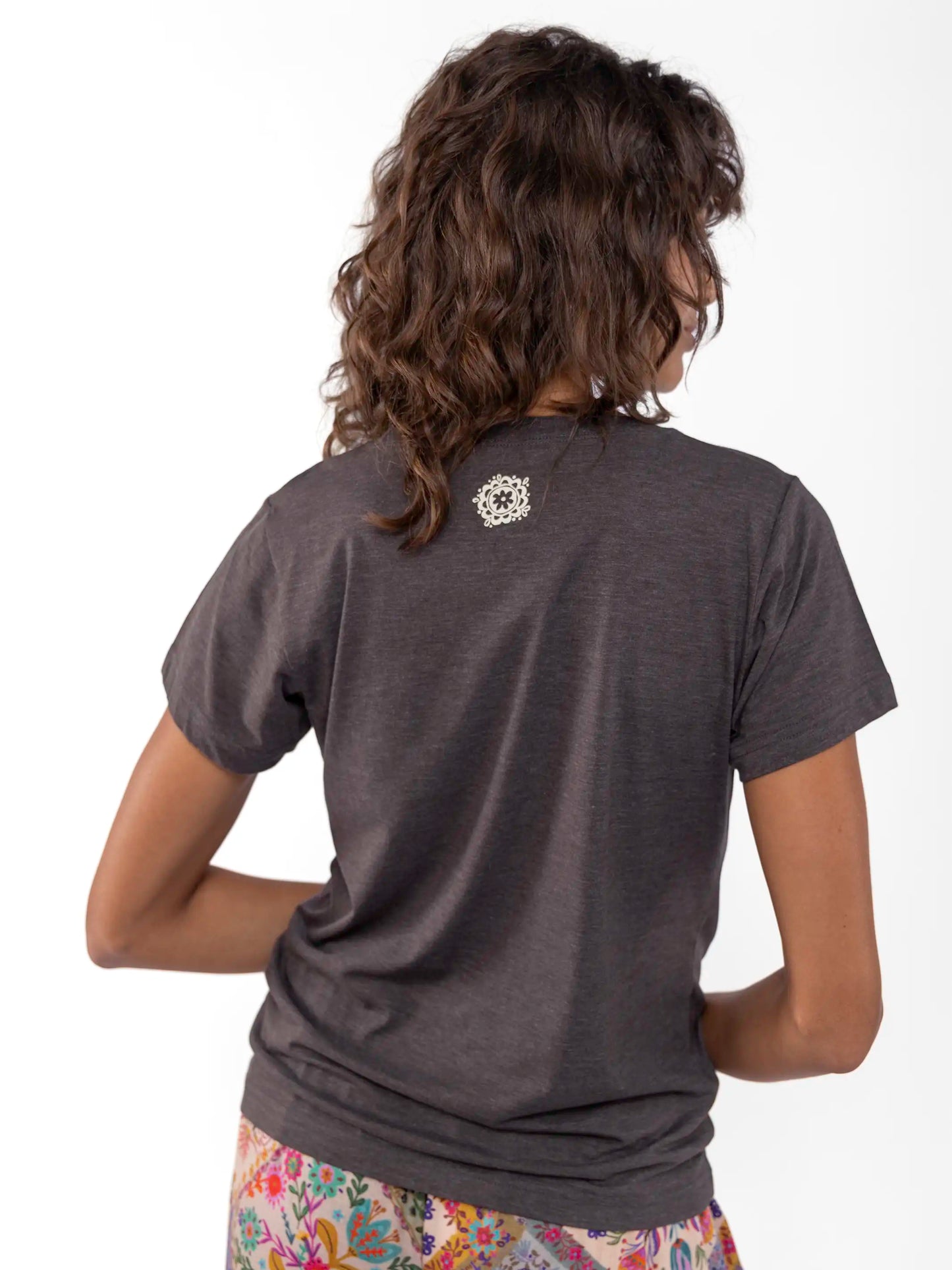 Perfect Fit Tee Shirt - Live Happy Charcoal