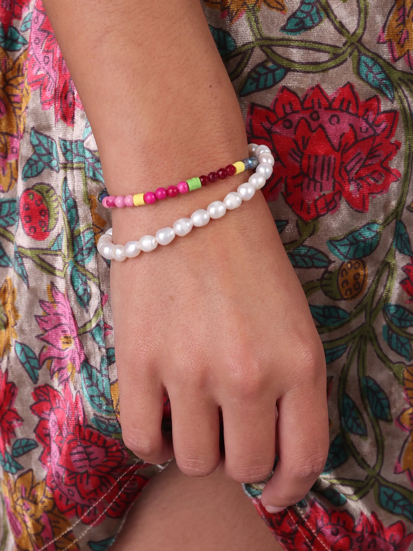 Real Pearl Bracelet Choker