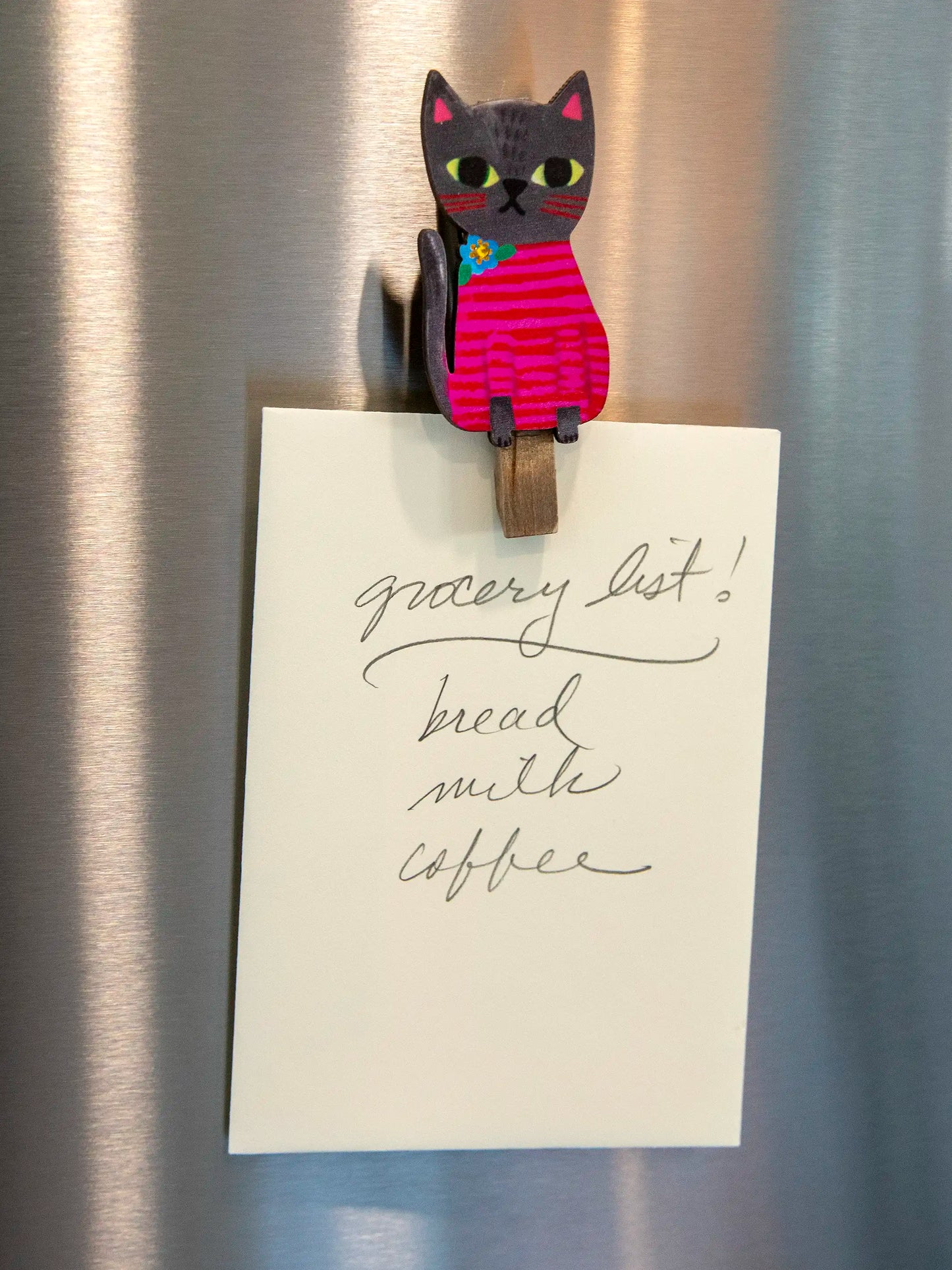 Magnet Happy Clips, Set of 2 - Cat