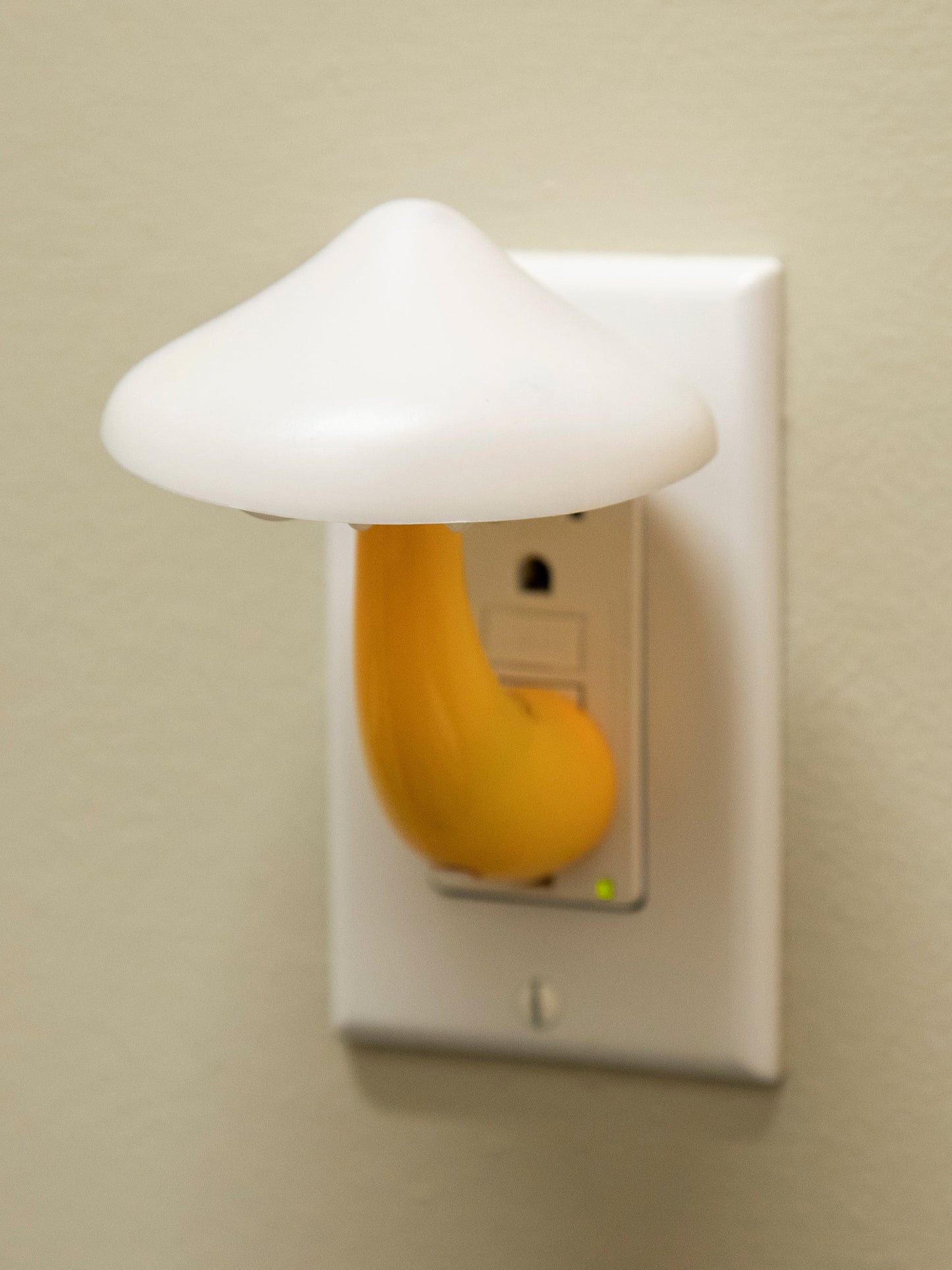 LED Night Light - Mushroom Yellow