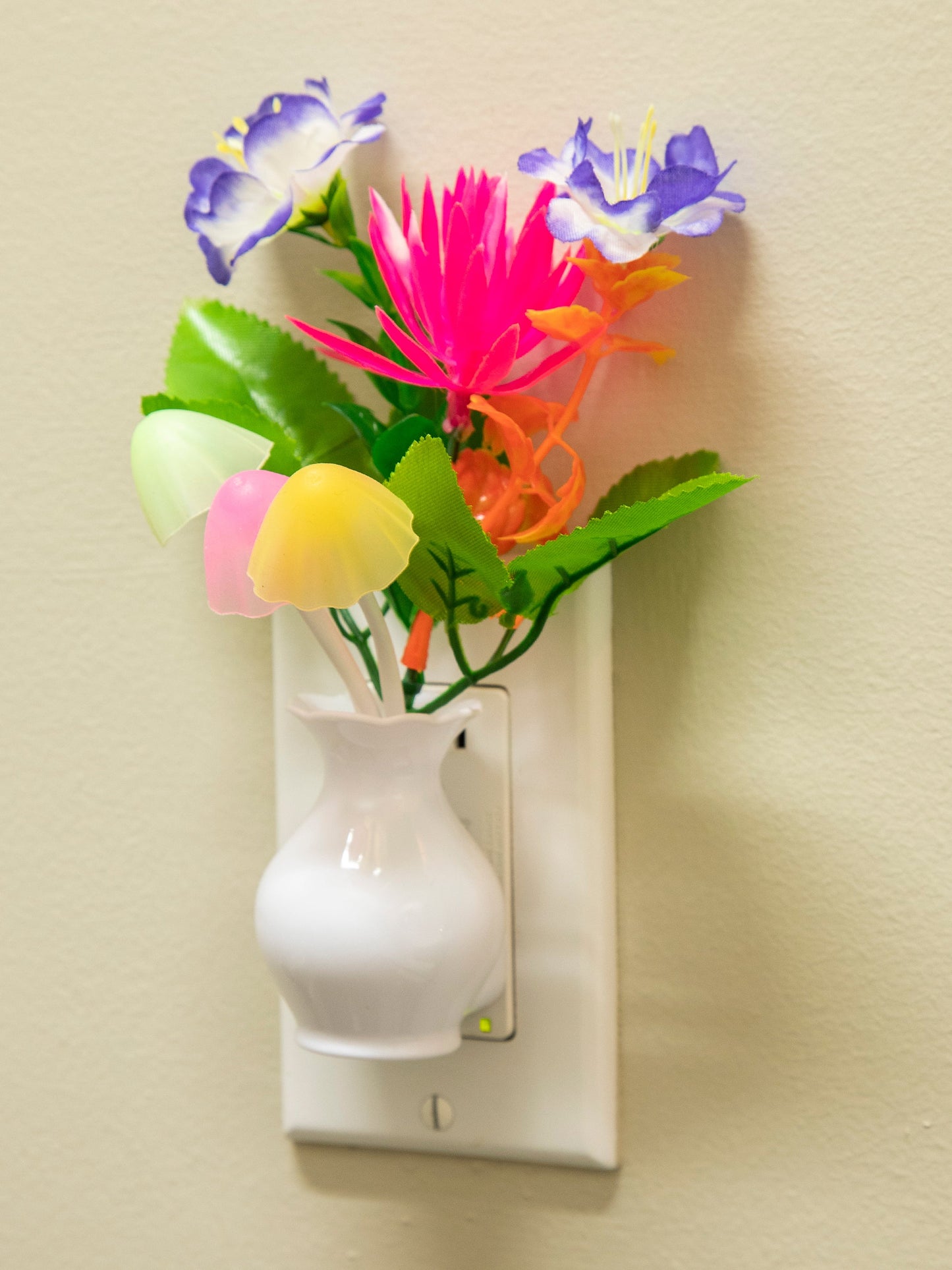 LED Night Light - Floral Multi