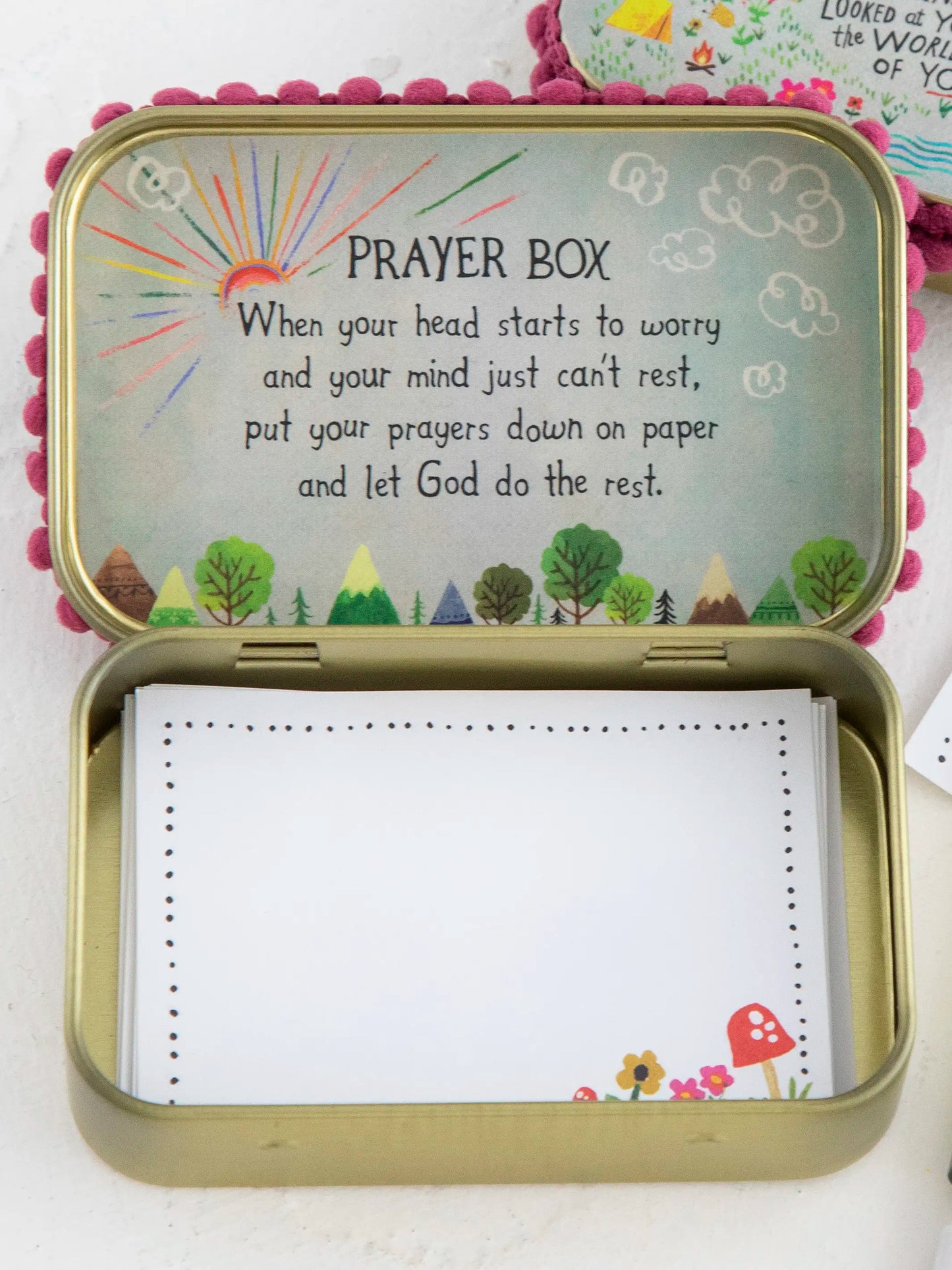 Tin Prayer Box - God Created You