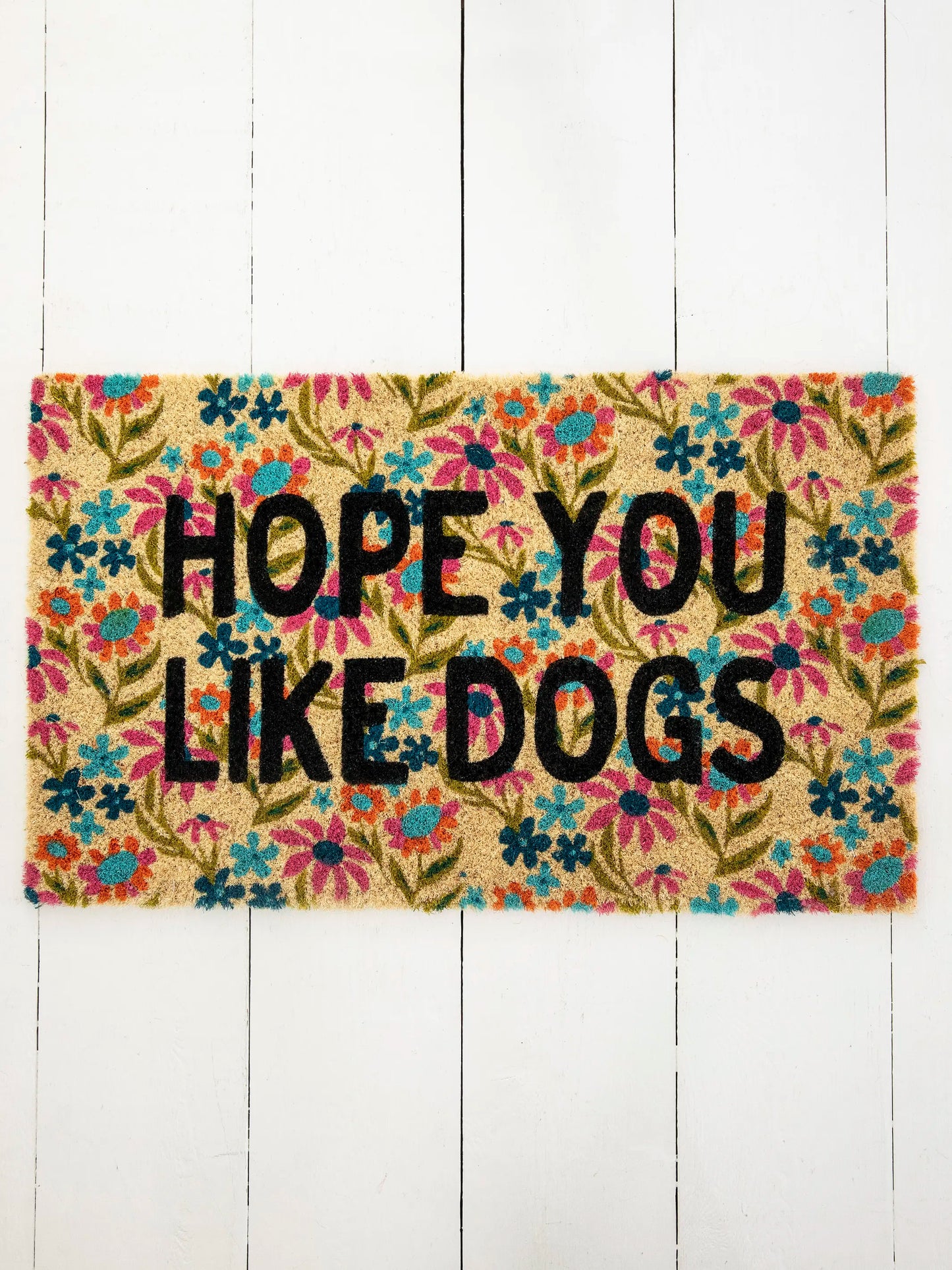 Bungalow Doormat - Like Dogs Cream