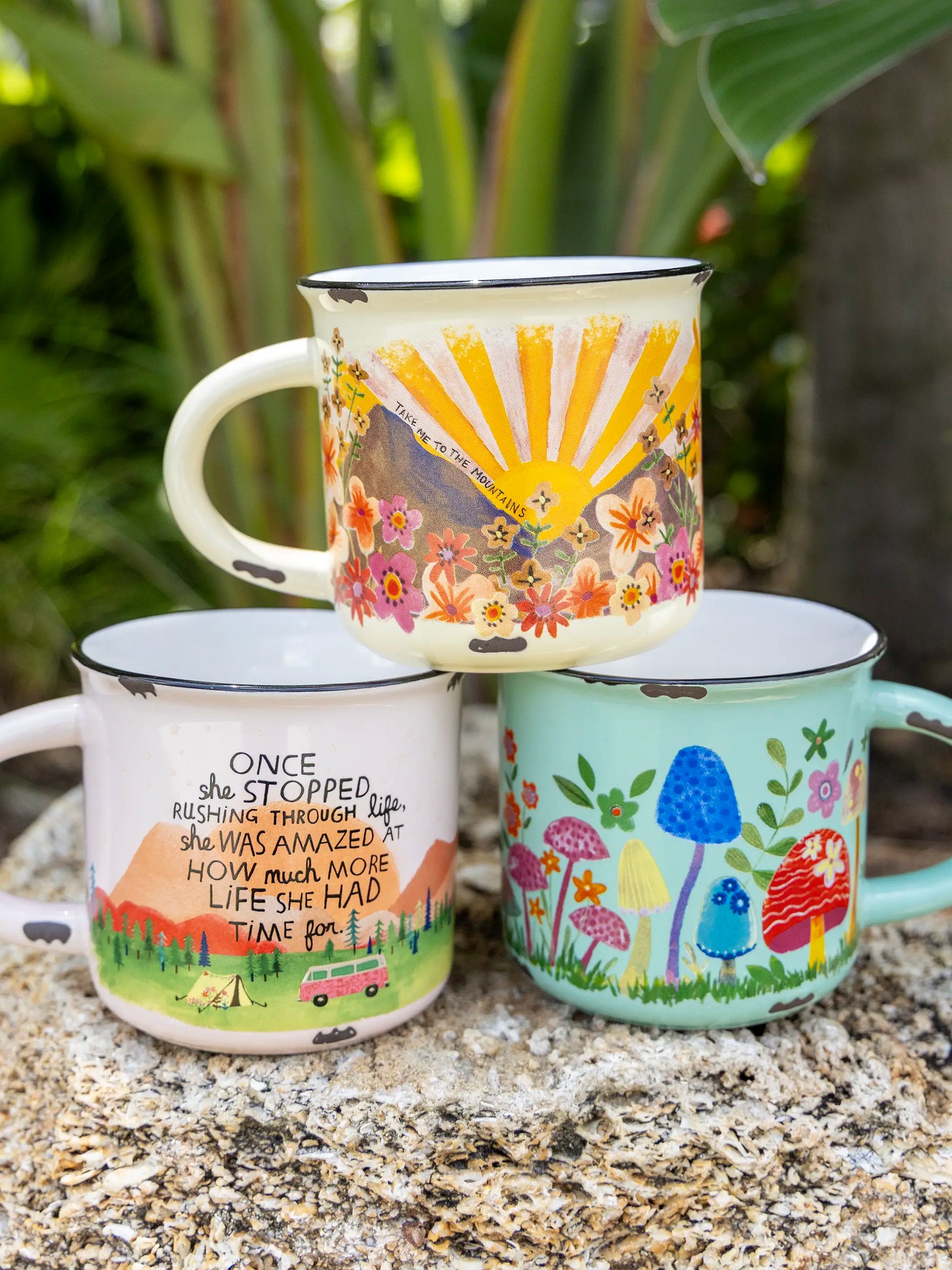 Camp Coffee Mug - Mountains