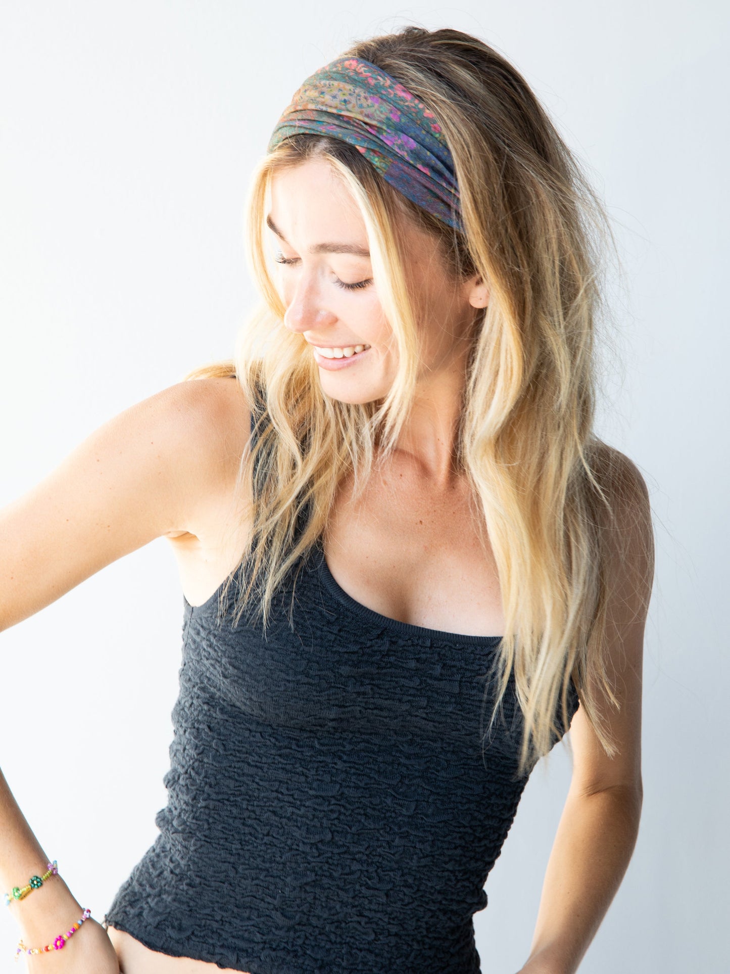 Full Boho Bandeau® Headband - Vintage Patchwork
