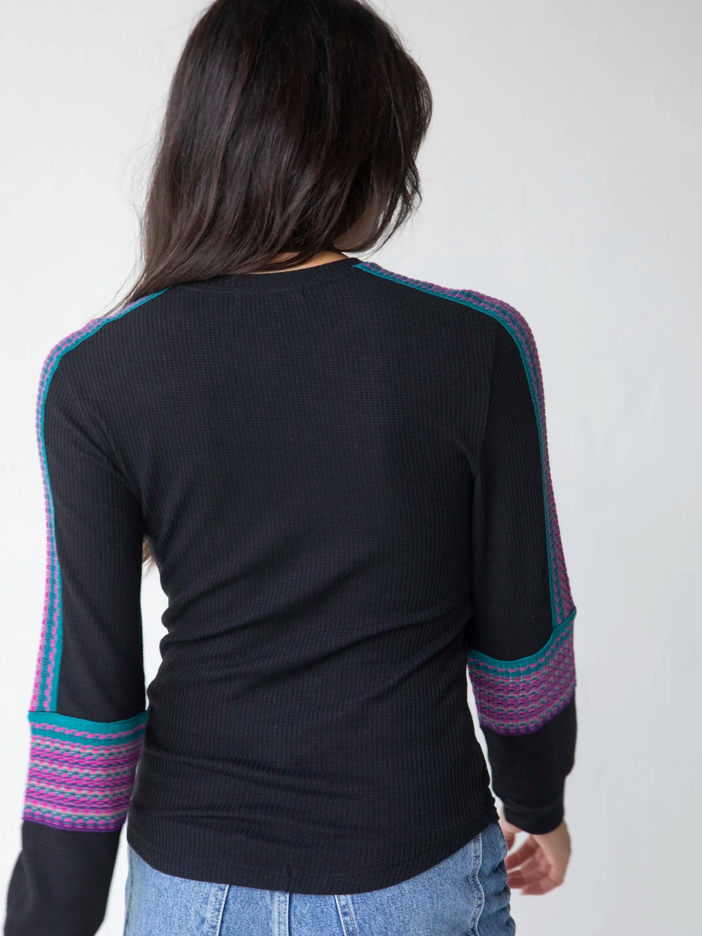 London Trim Top - Black