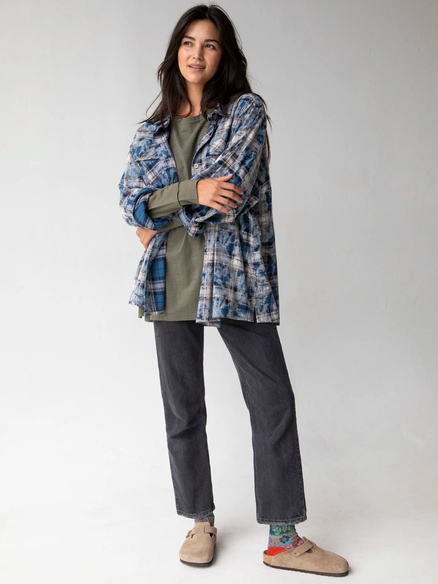 Hang Around Cotton Tunic - Dark Olive