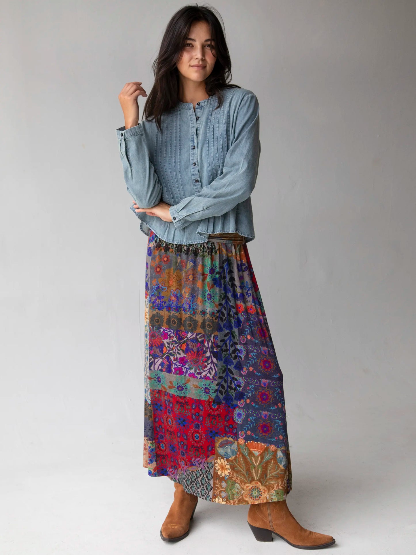 Montana Top - Denim Cotton