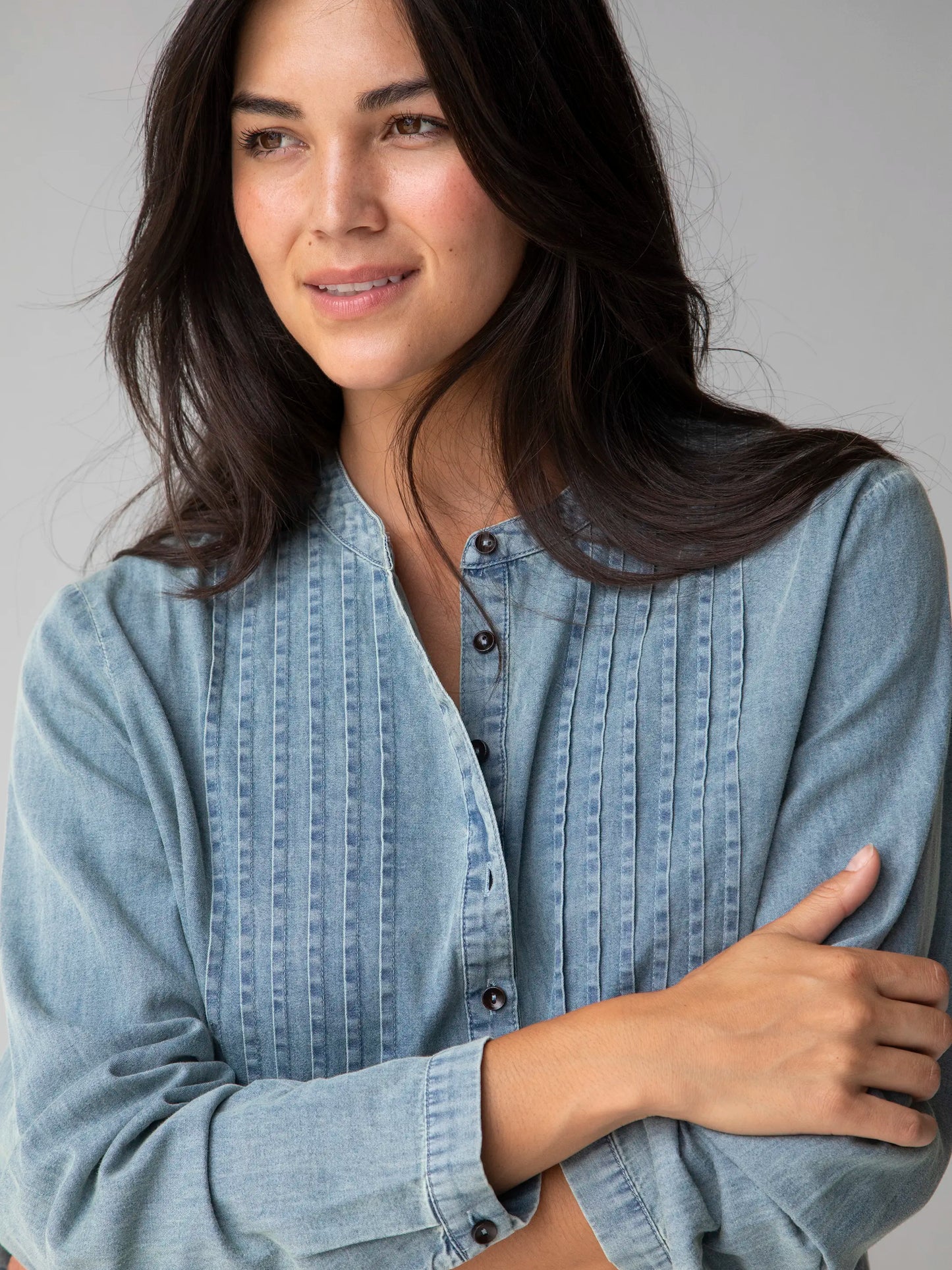 Montana Top - Denim Cotton