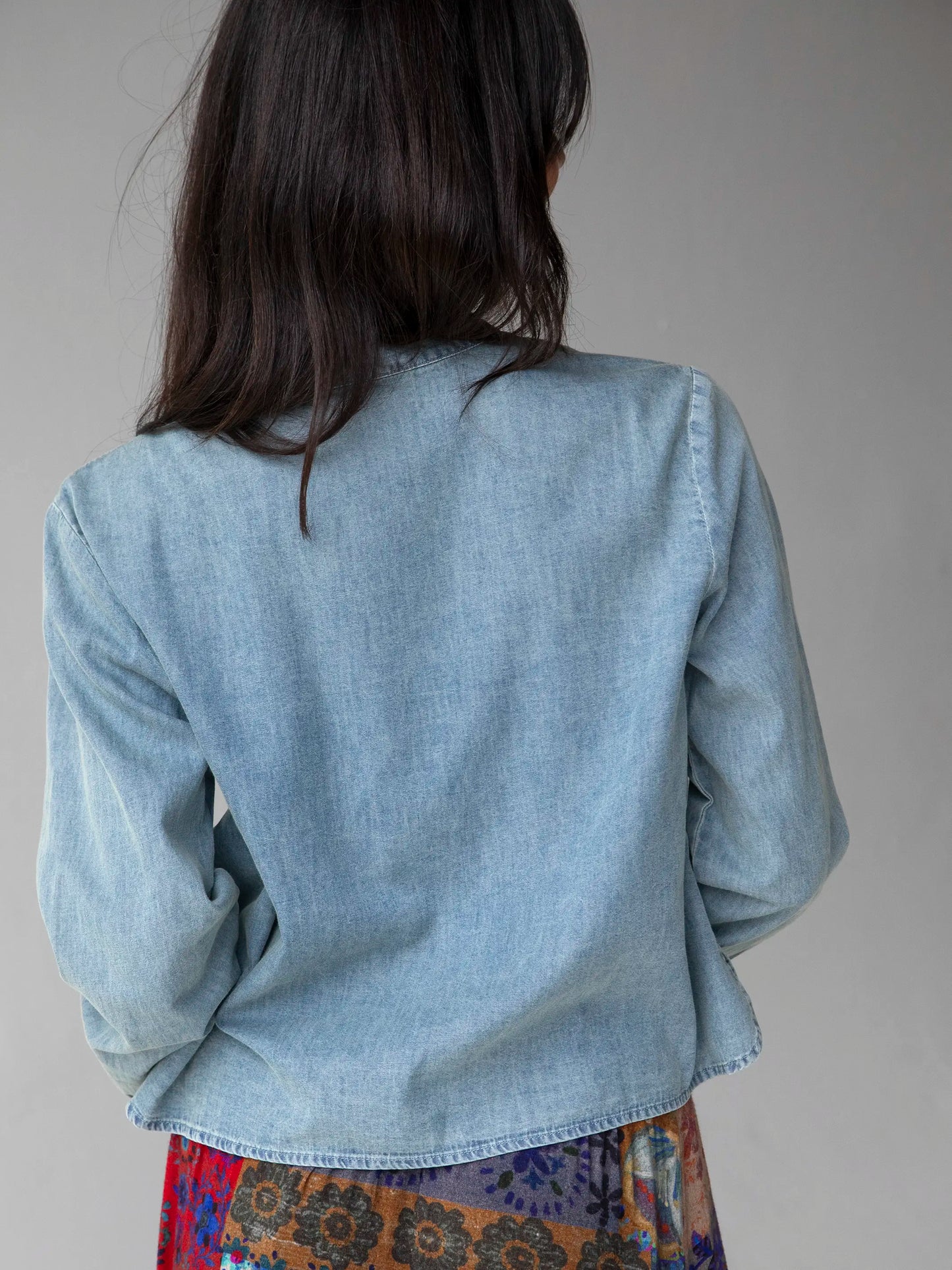 Montana Top - Denim Cotton