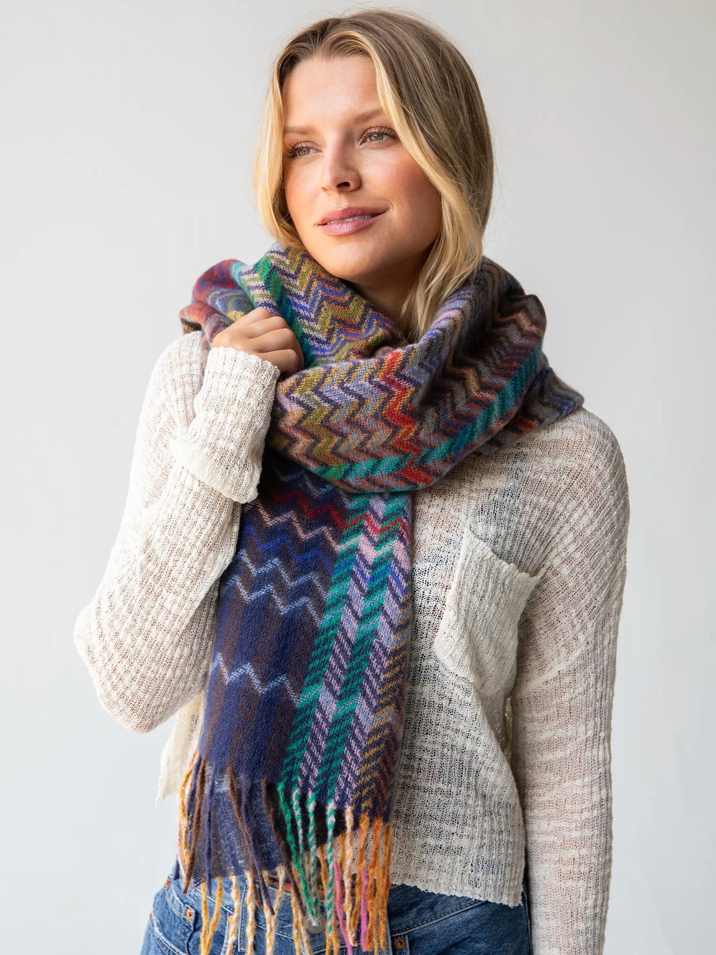 Cuddle Up Cozy Scarf - Espresso