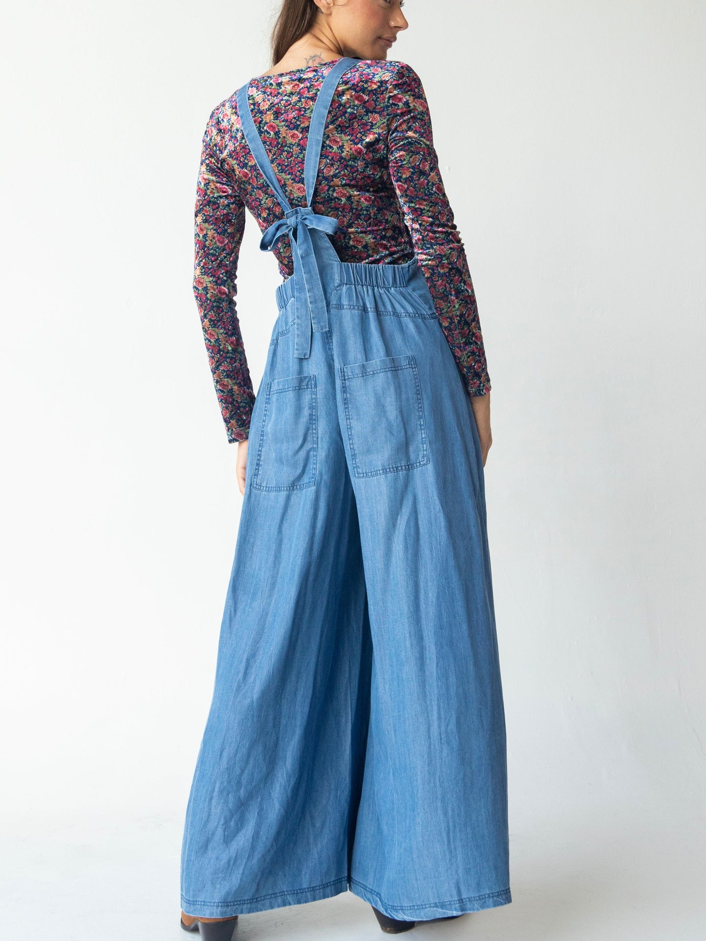 Dakota Tie Overall - Chambray