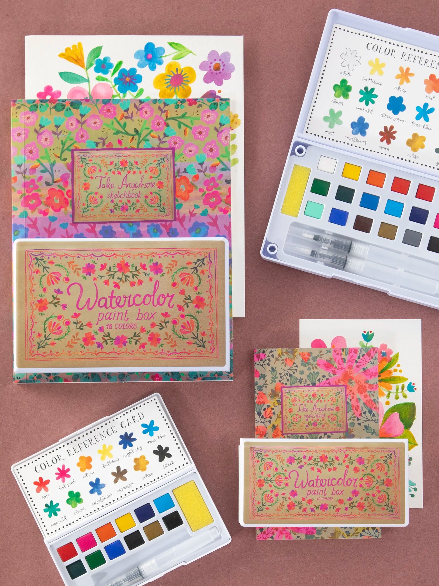 Watercolor & Sketchbook Set