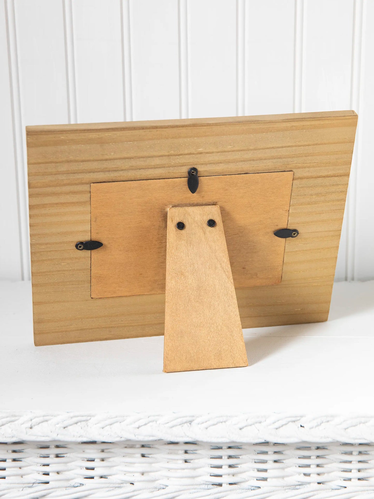 Wooden Photo Frame - Olive Folk Flower