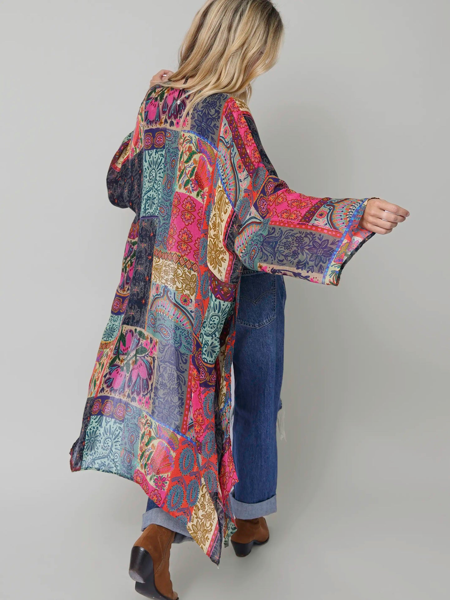 Sierra Duster - Boho Blooms Patchwork