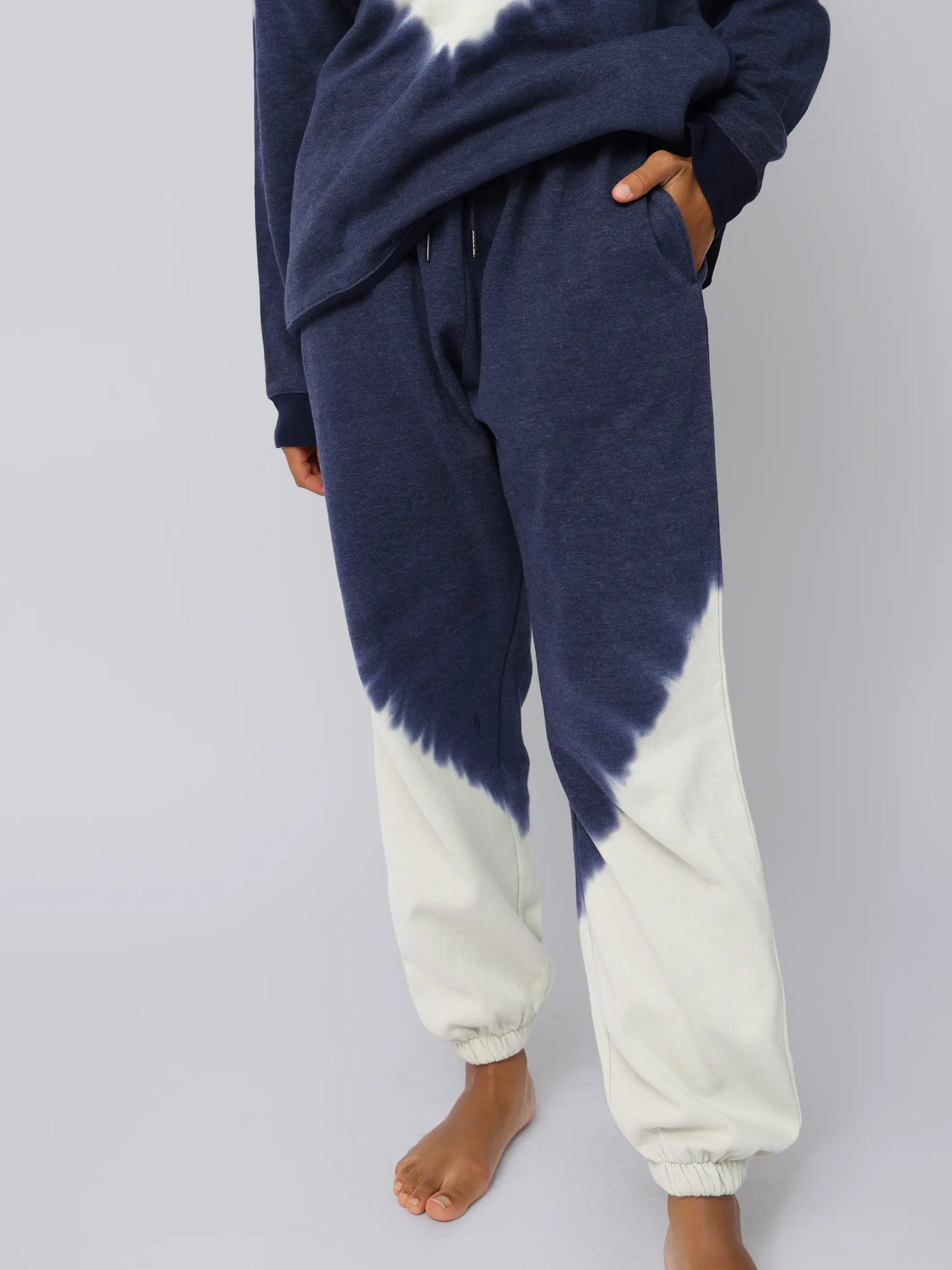 Comfy Jogger Pants - Navy Ombre