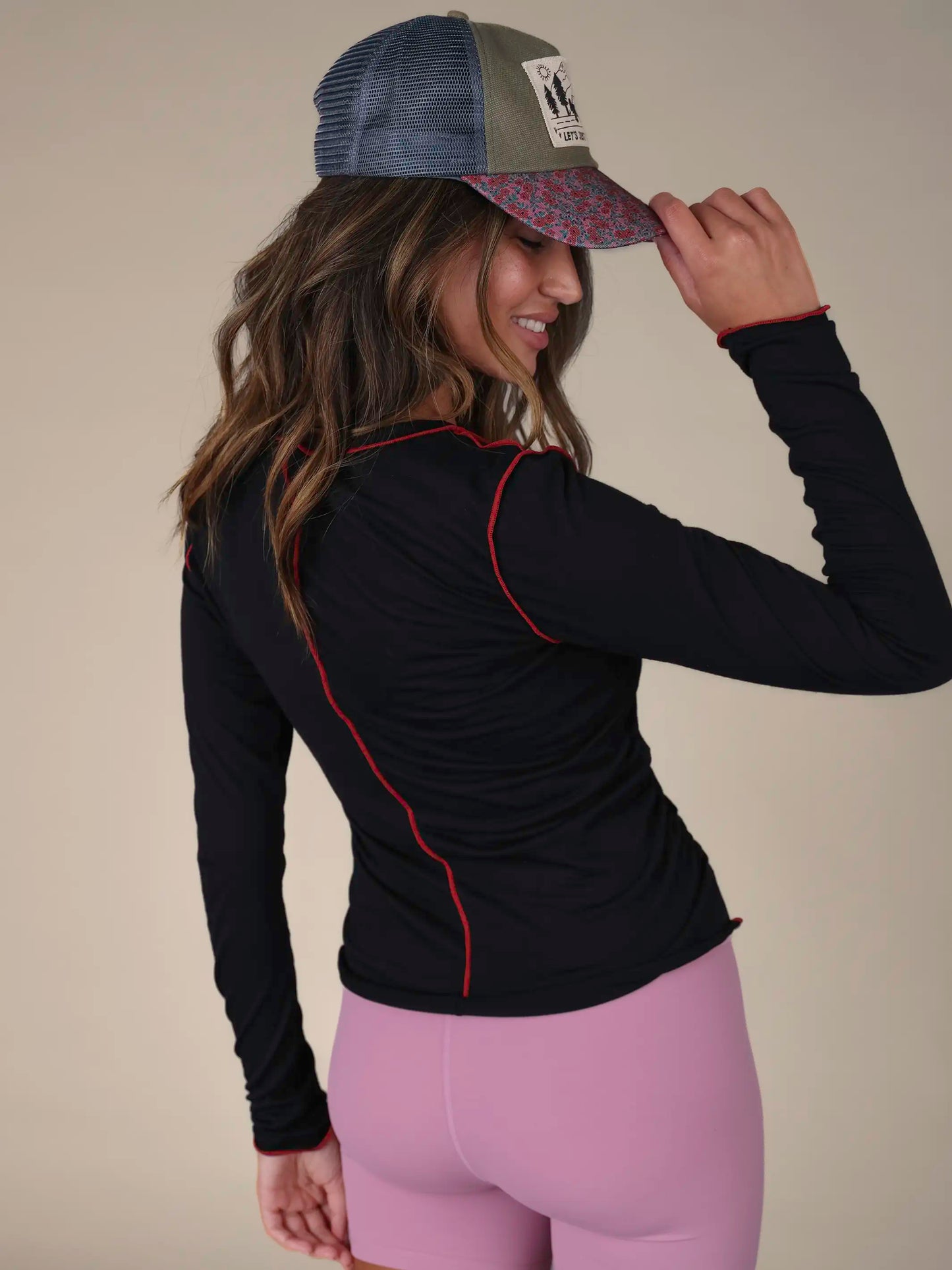 Riley Ruched Top - Black