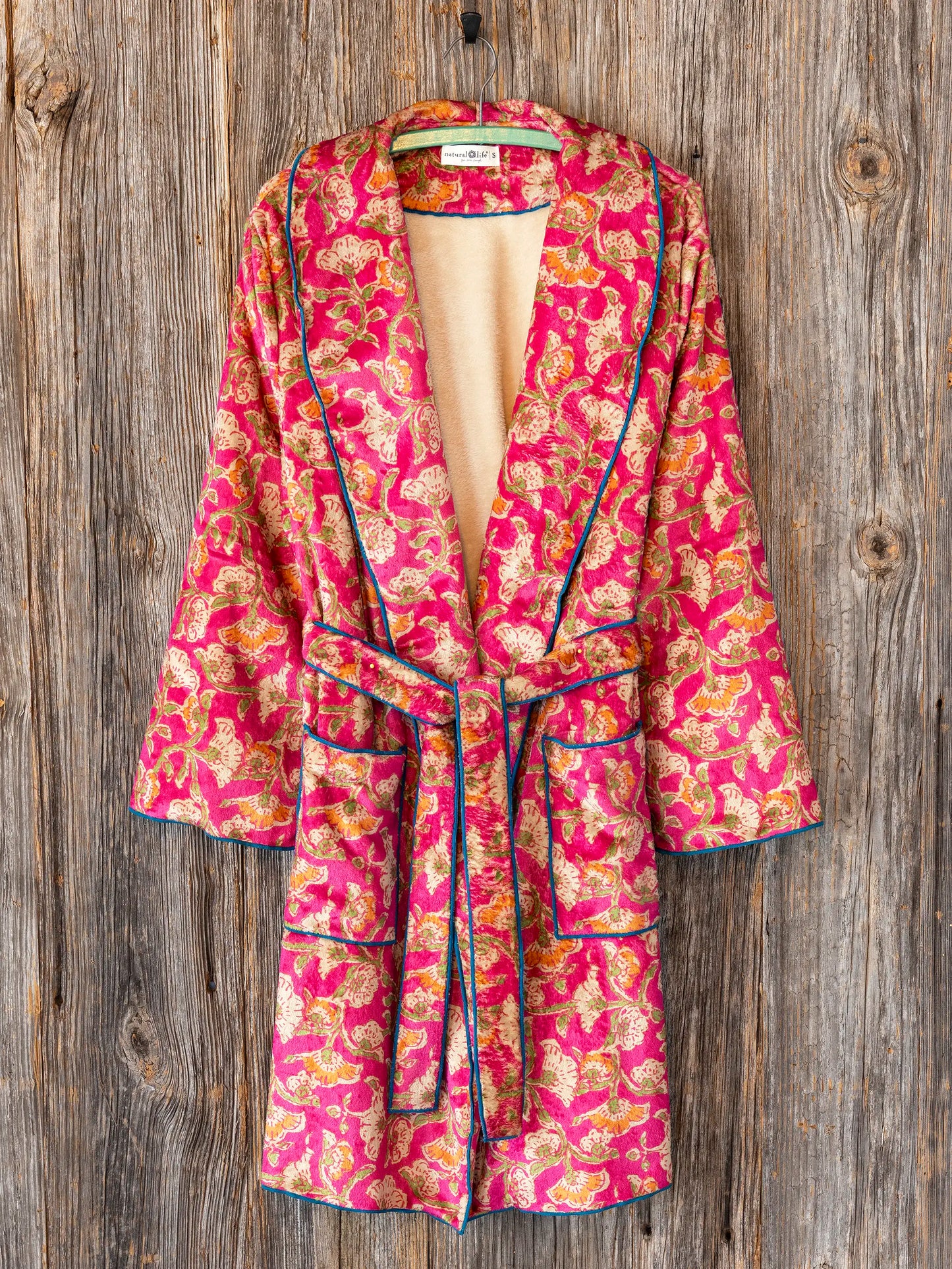 Cozy Blanket Robe - Pink Medallion Mini