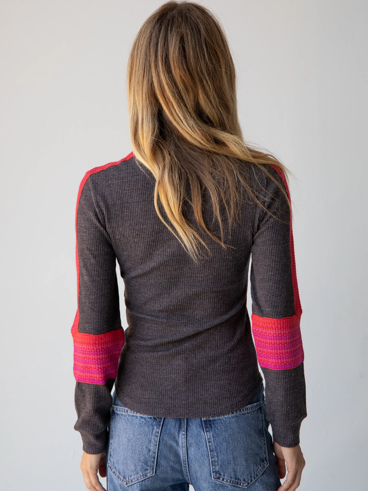 London Trim Top - Charcoal