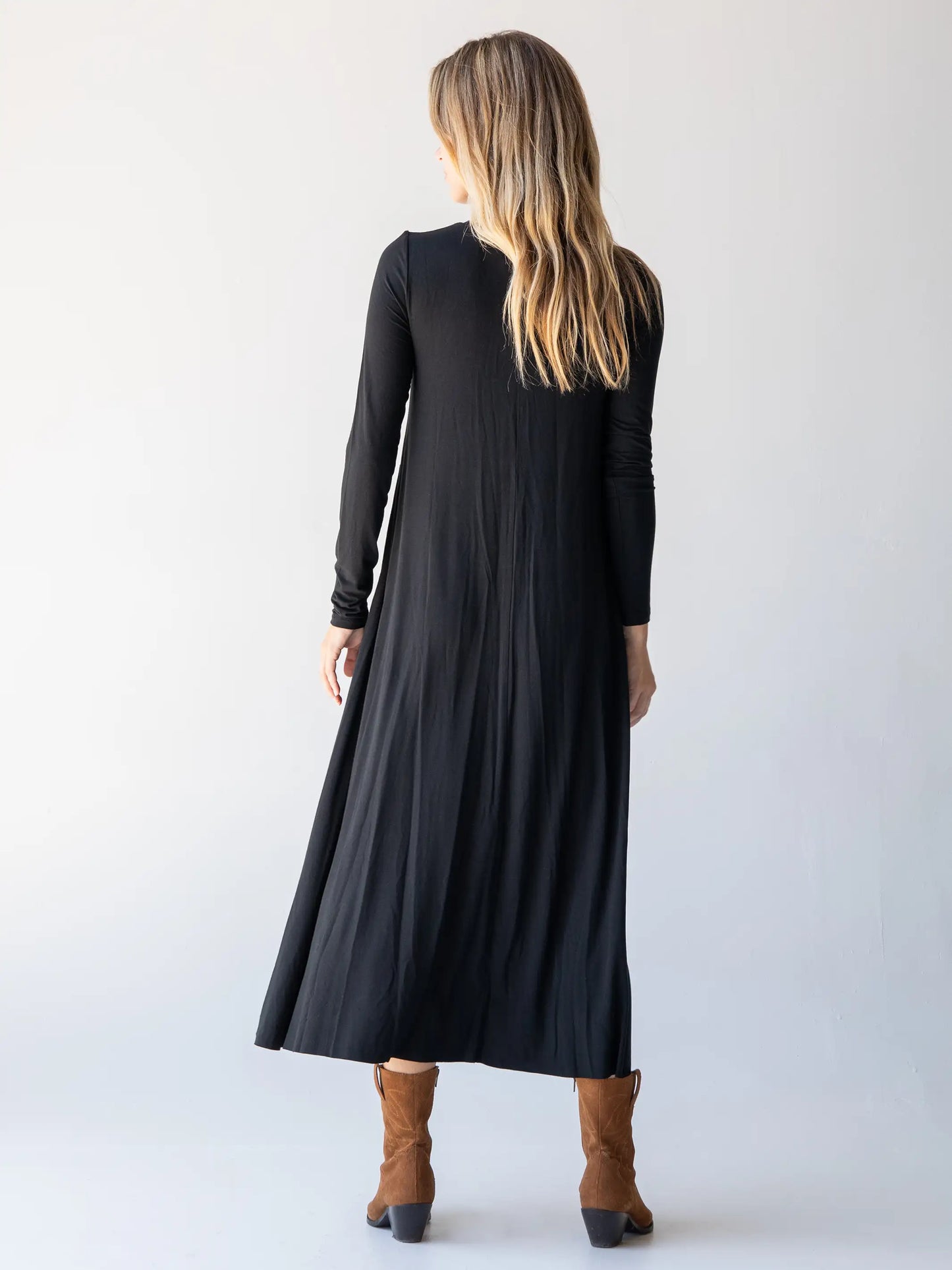 Stevie "ButterSoft" Knit Maxi Dress - Black