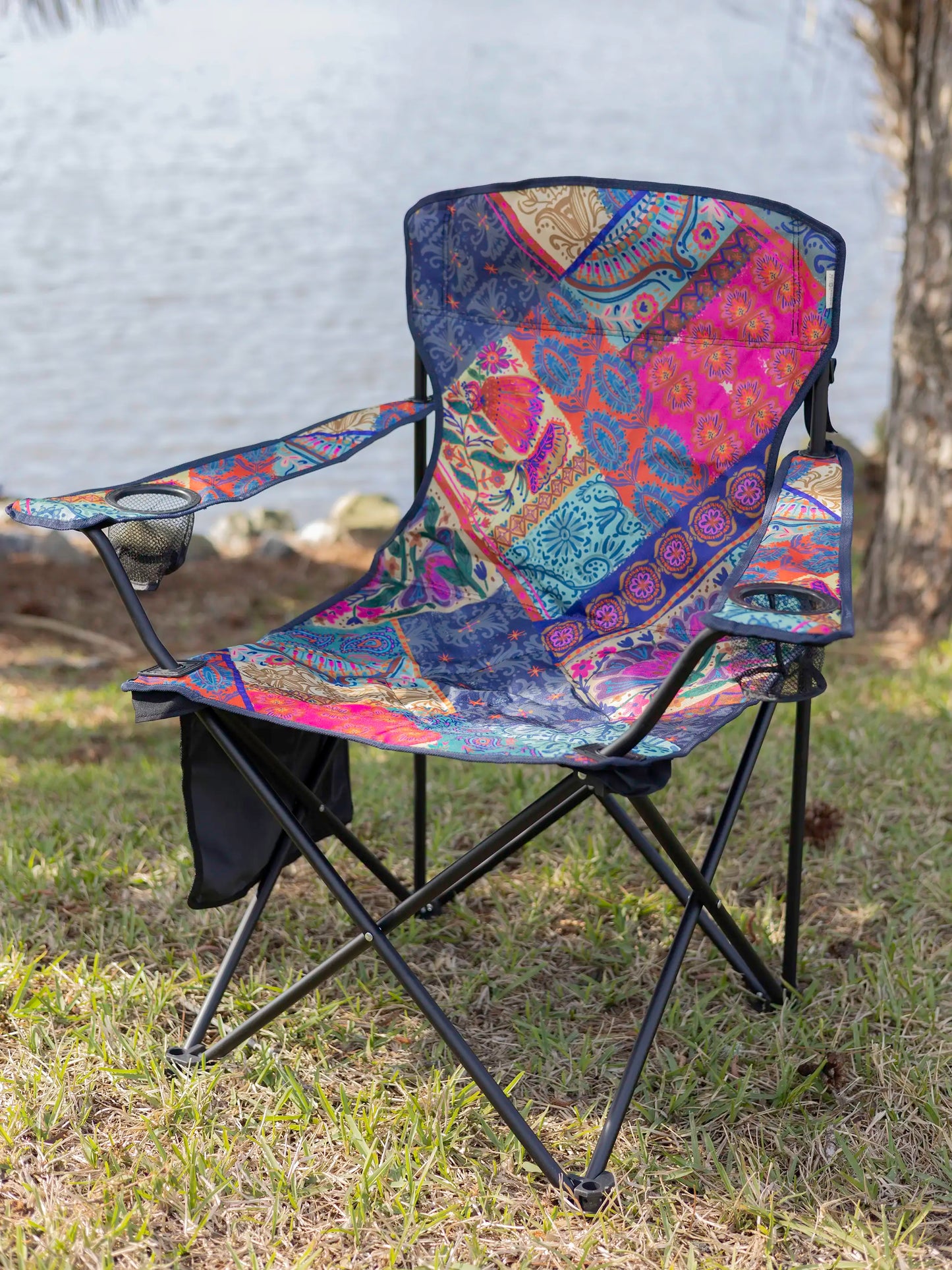 Happy Camp Chair - Boho Blooms Patchwork