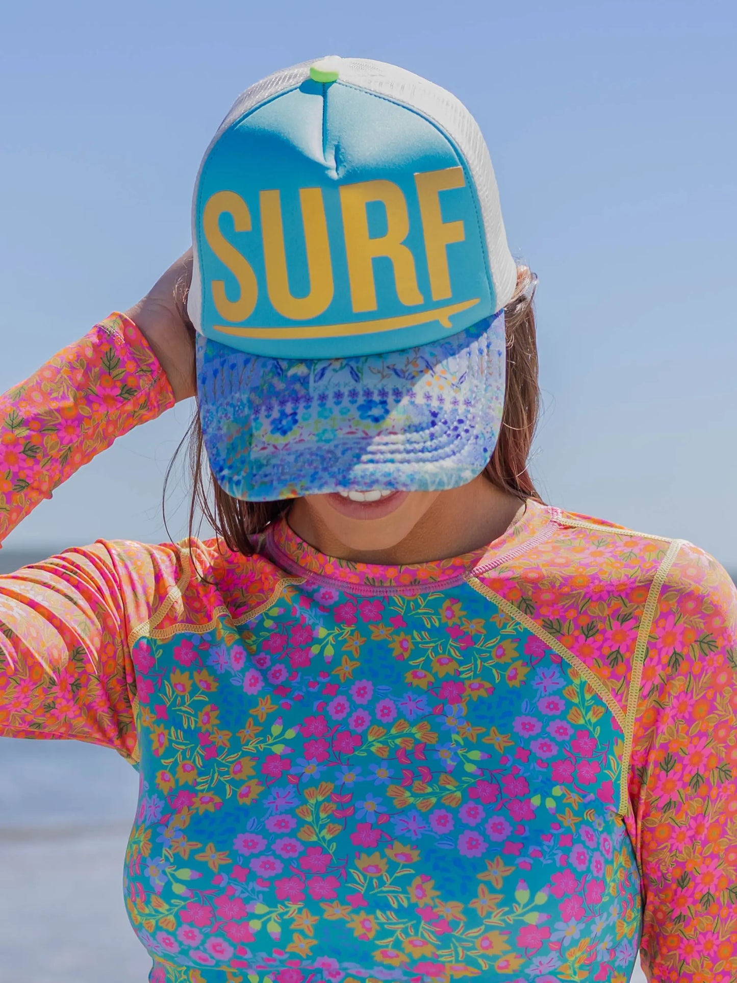Adjustable Trucker Hat - Surf