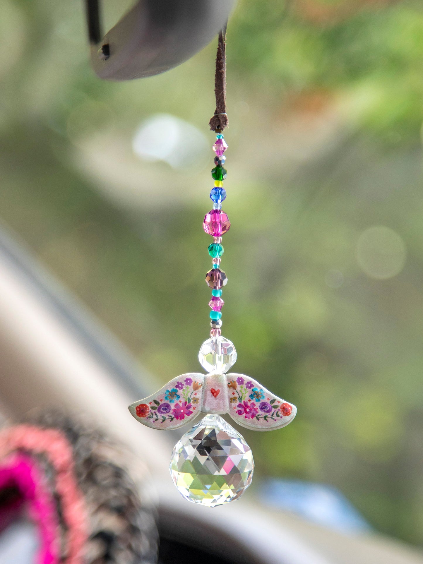 Sun Catcher Car Charm - Angel
