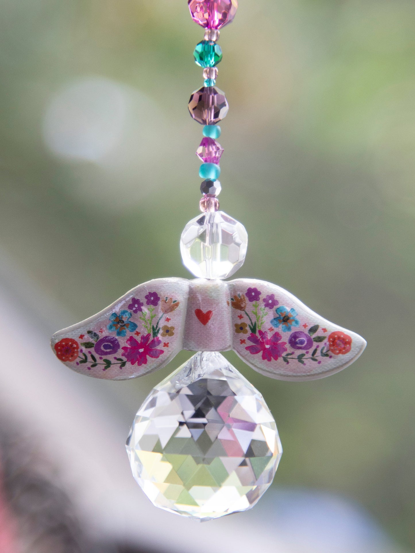 Sun Catcher Car Charm - Angel