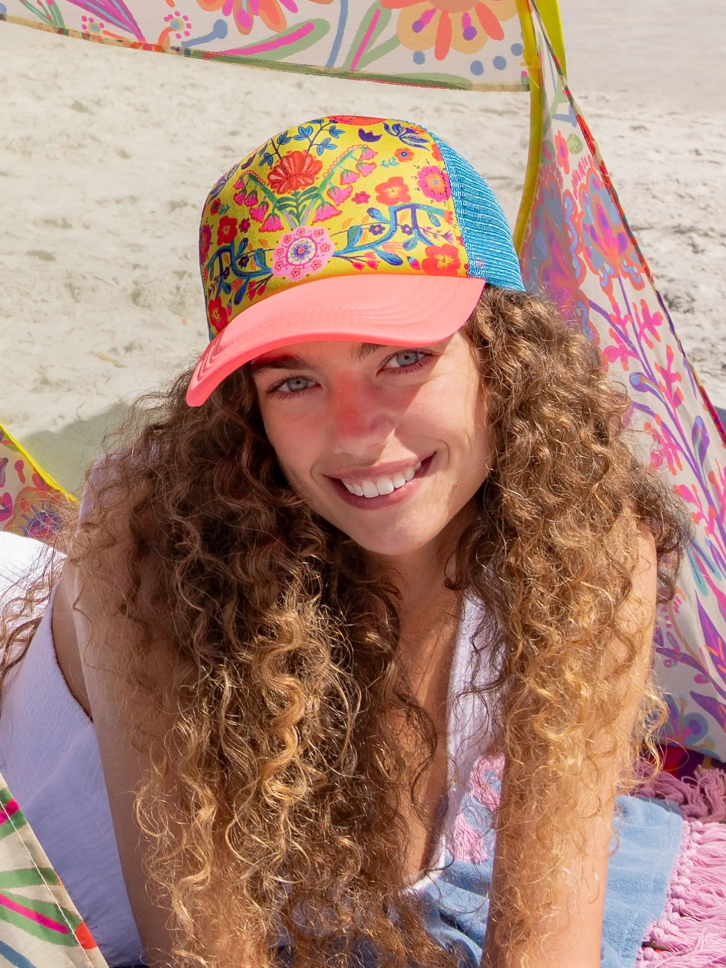 Adjustable Trucker Hat - Chartreuse