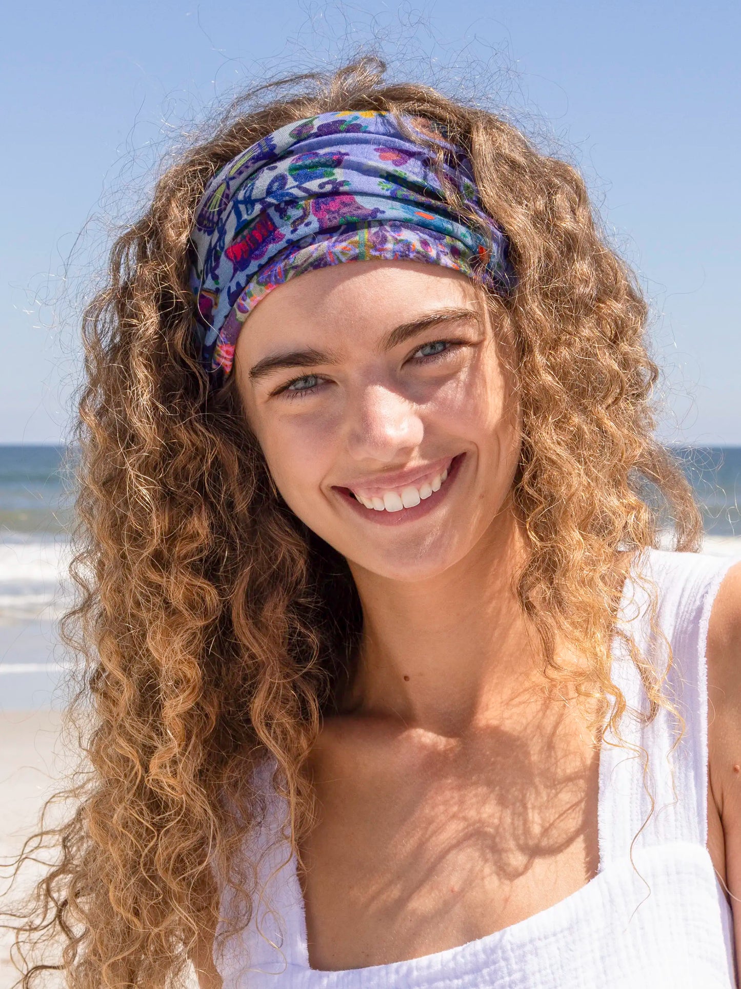 Full Boho Bandeau® Headband - Border Folk Garden