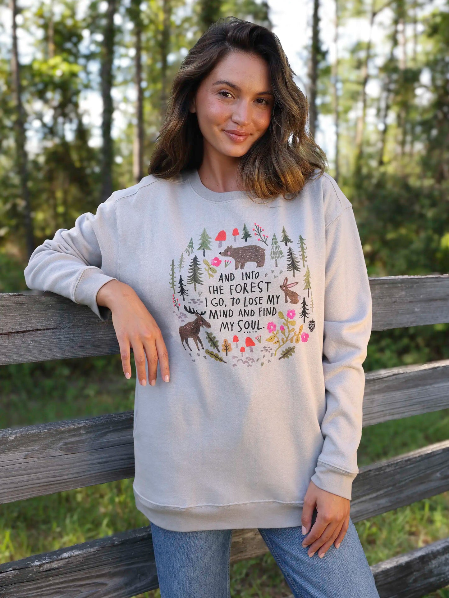 Comfy Pocket Sweatshirt - Into The Forest