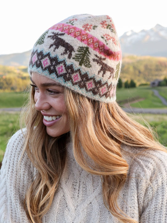 Jacquard Beanie - Moose