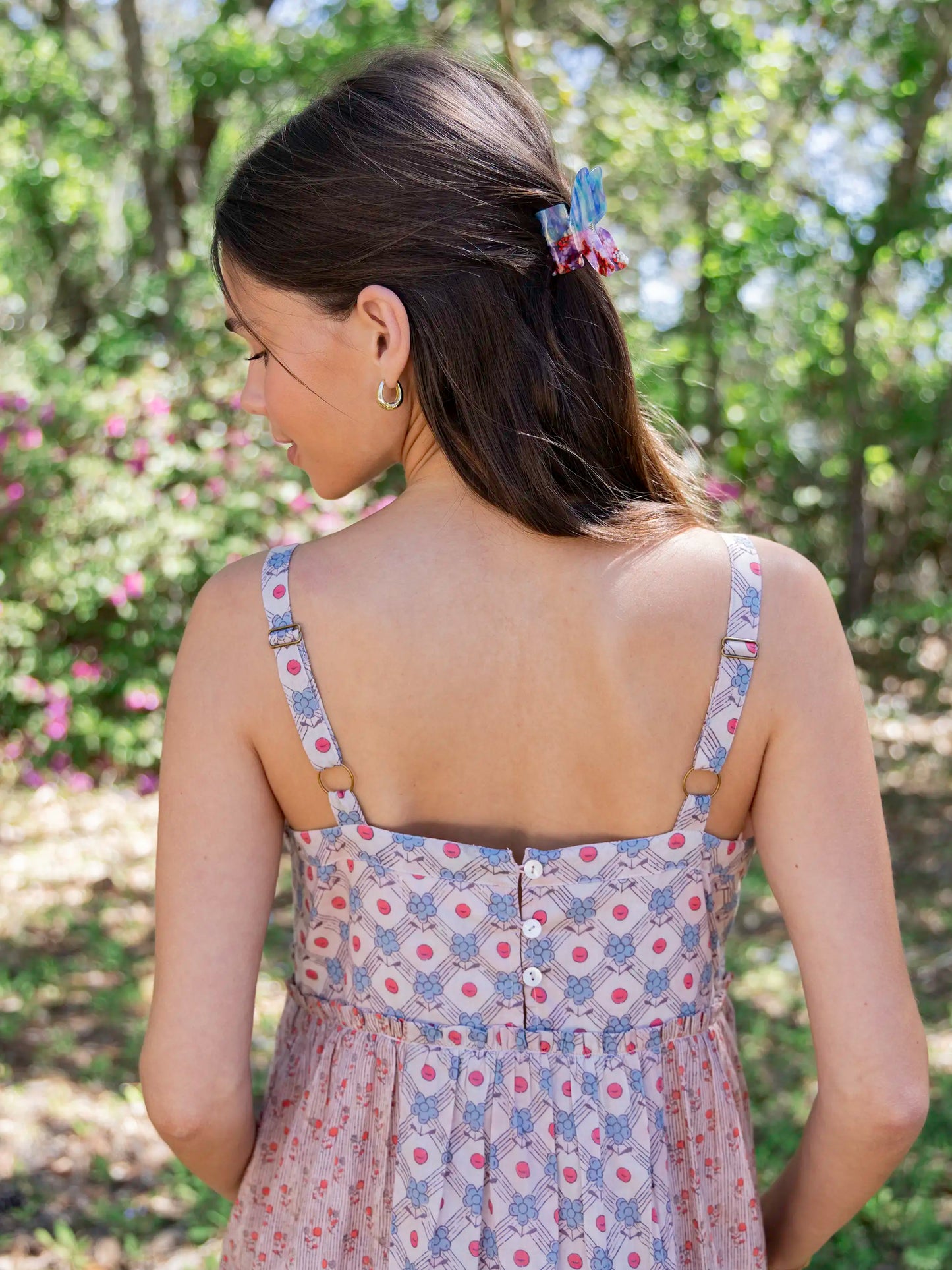 Jenny Cotton Maxi Dress - Wildflower Wonder