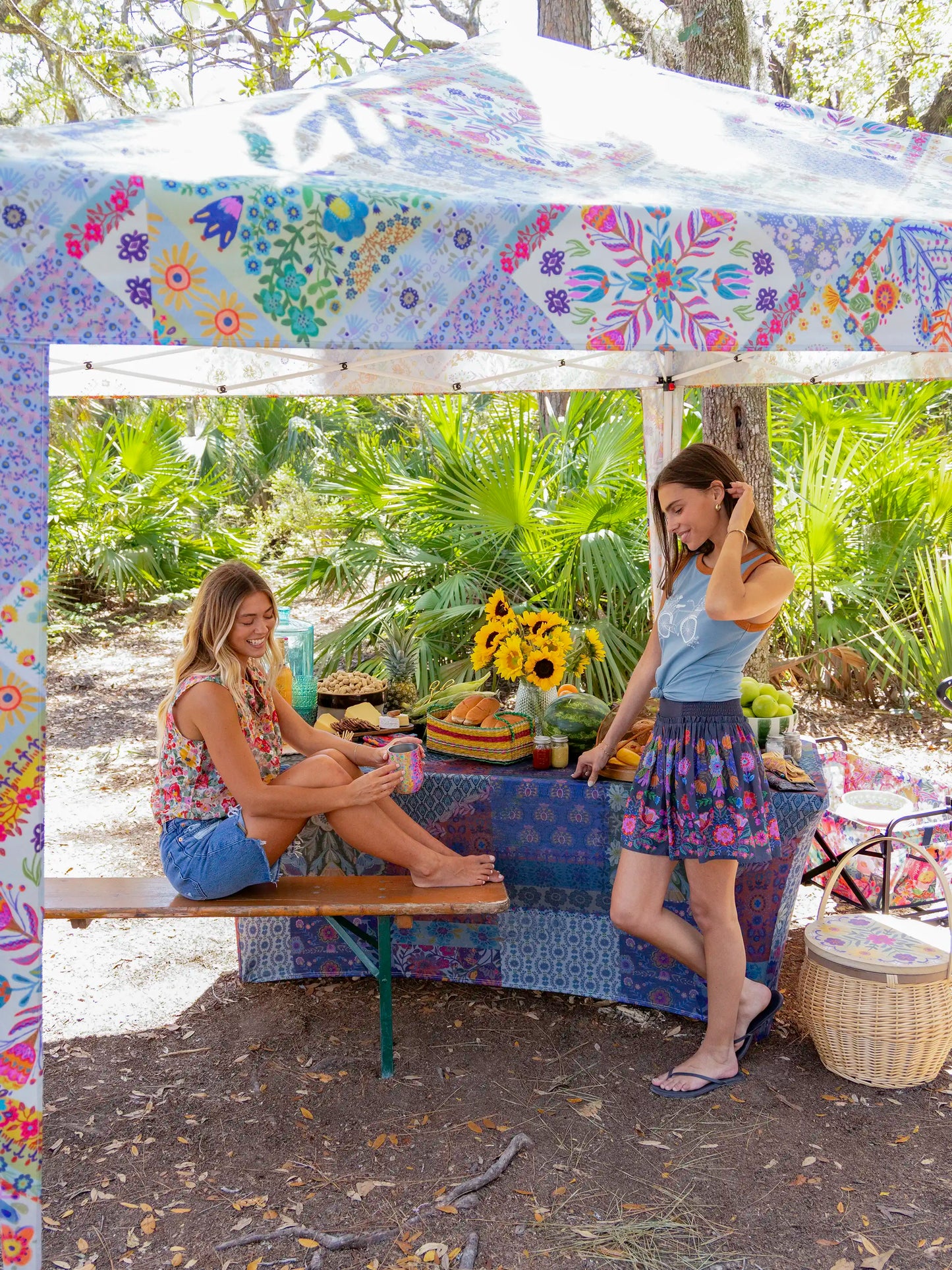 Best Table Cover Ever - Blue Patchwork