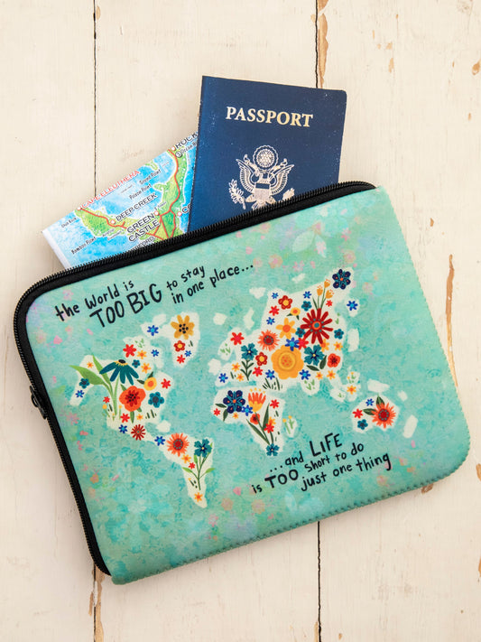 Travel Document Pouch - Life Is Too Short